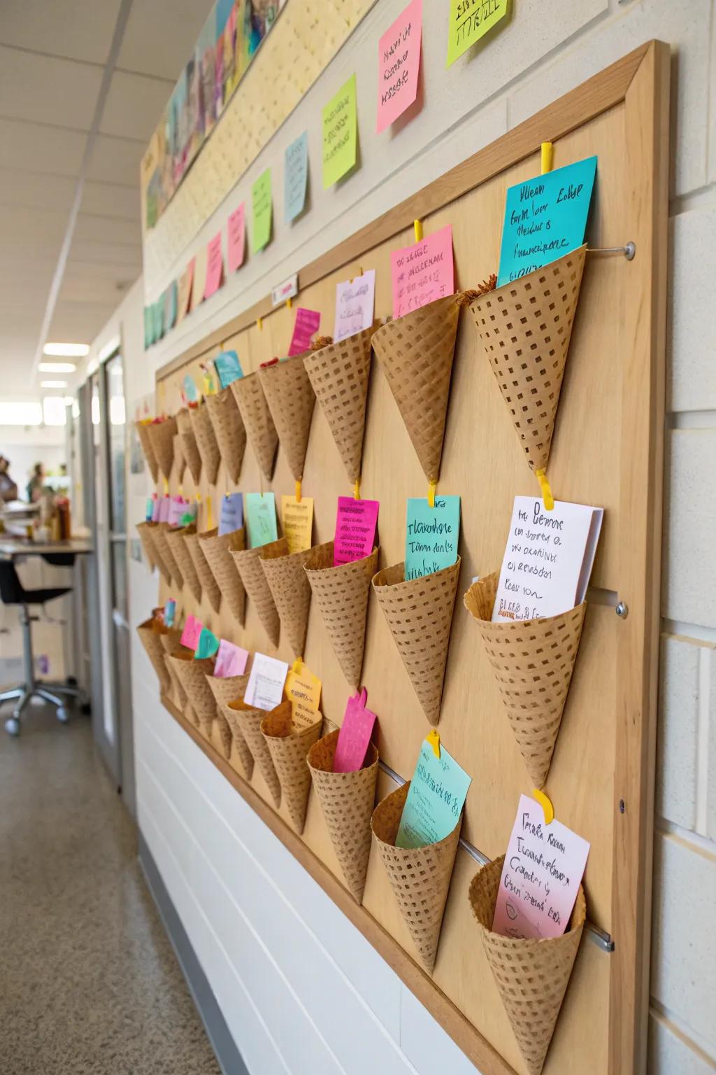 Add dimension with cone-formed stashes.