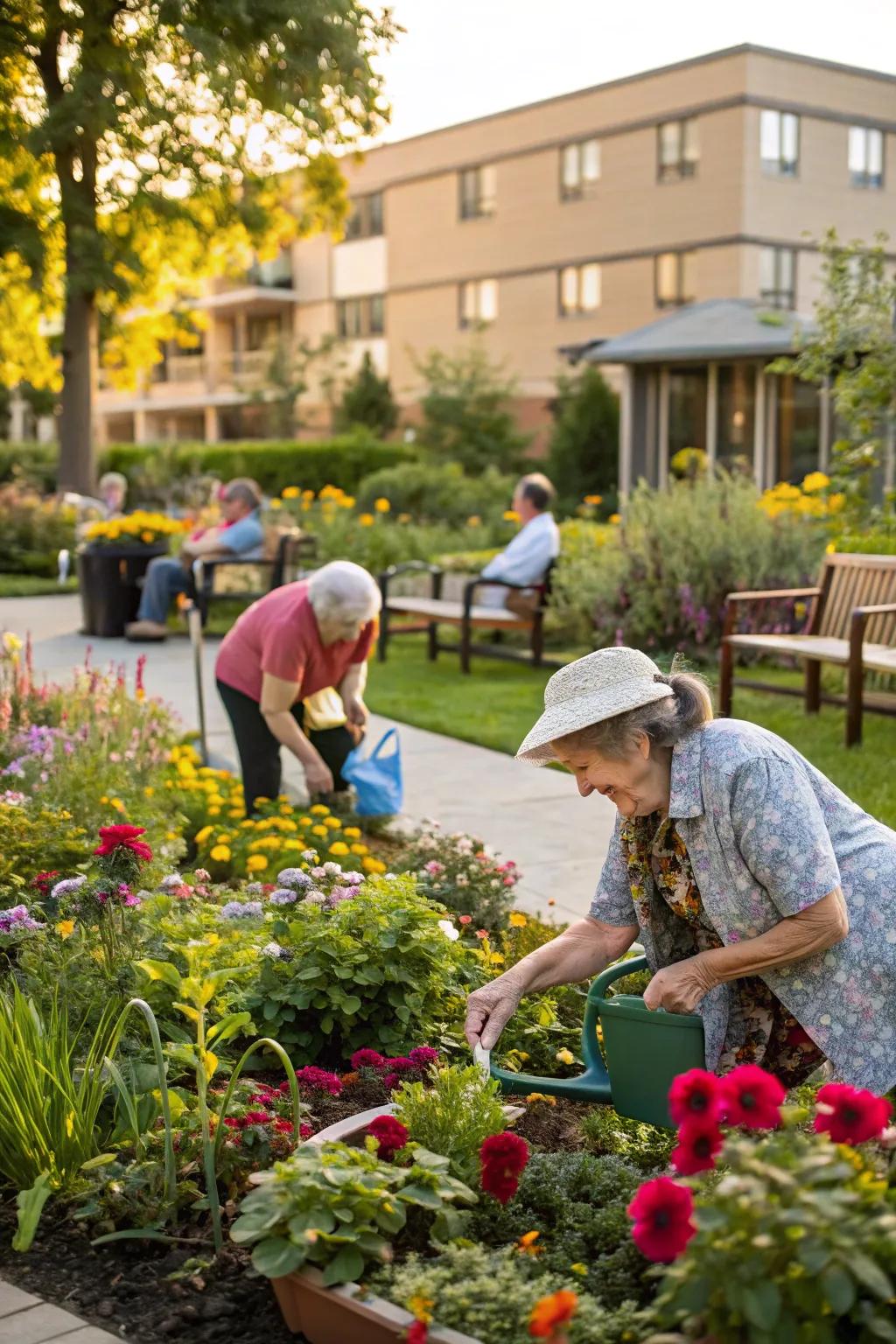 Fostering camaraderie and self-esteem through community-based gardening.