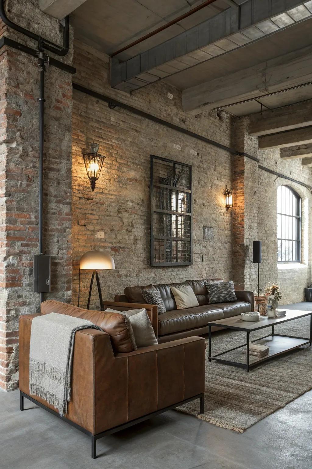 Rugged appeal is added to your décor by production-inspired chic.