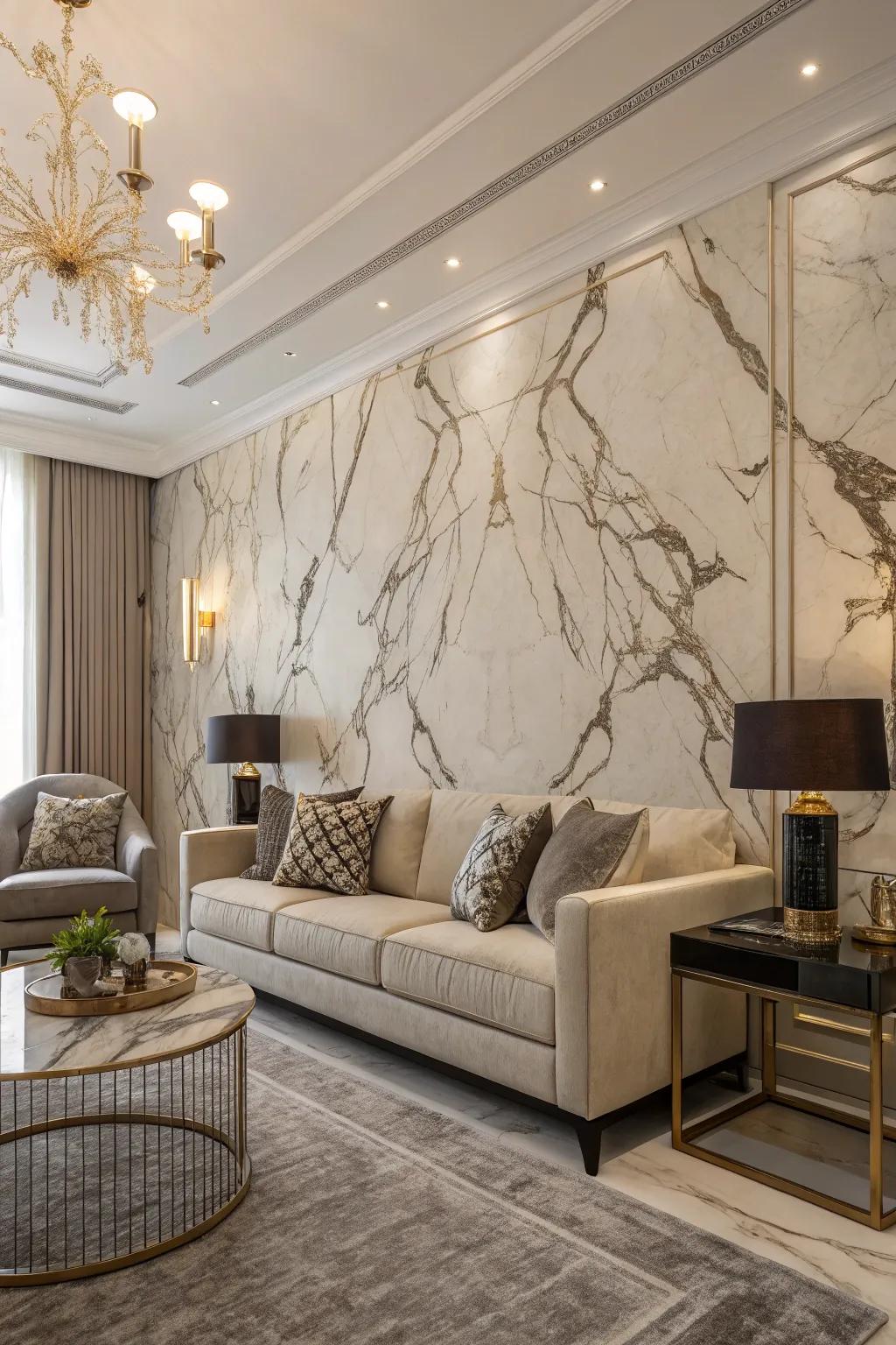 Textured wall covering furnishes multifaceted and impactful options.