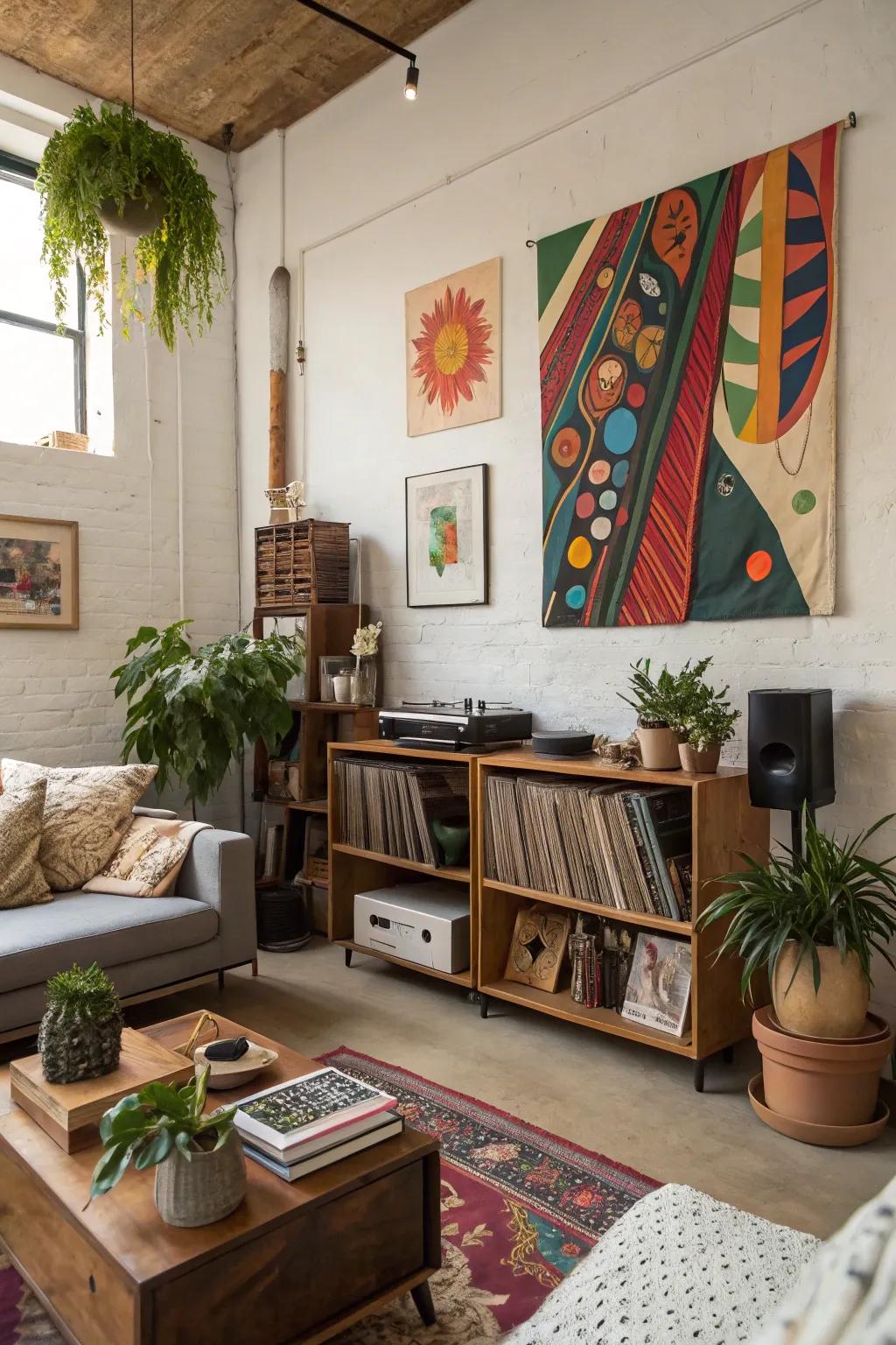 Make your loft a reflection of you with personalized decor and custom artwork.