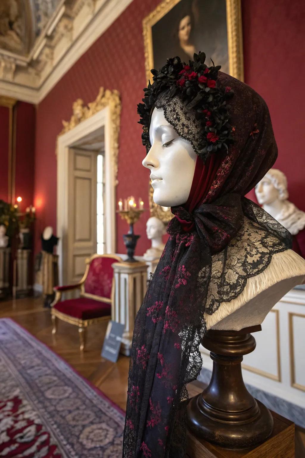 Shadowy elements impart drama and refinement to decor.