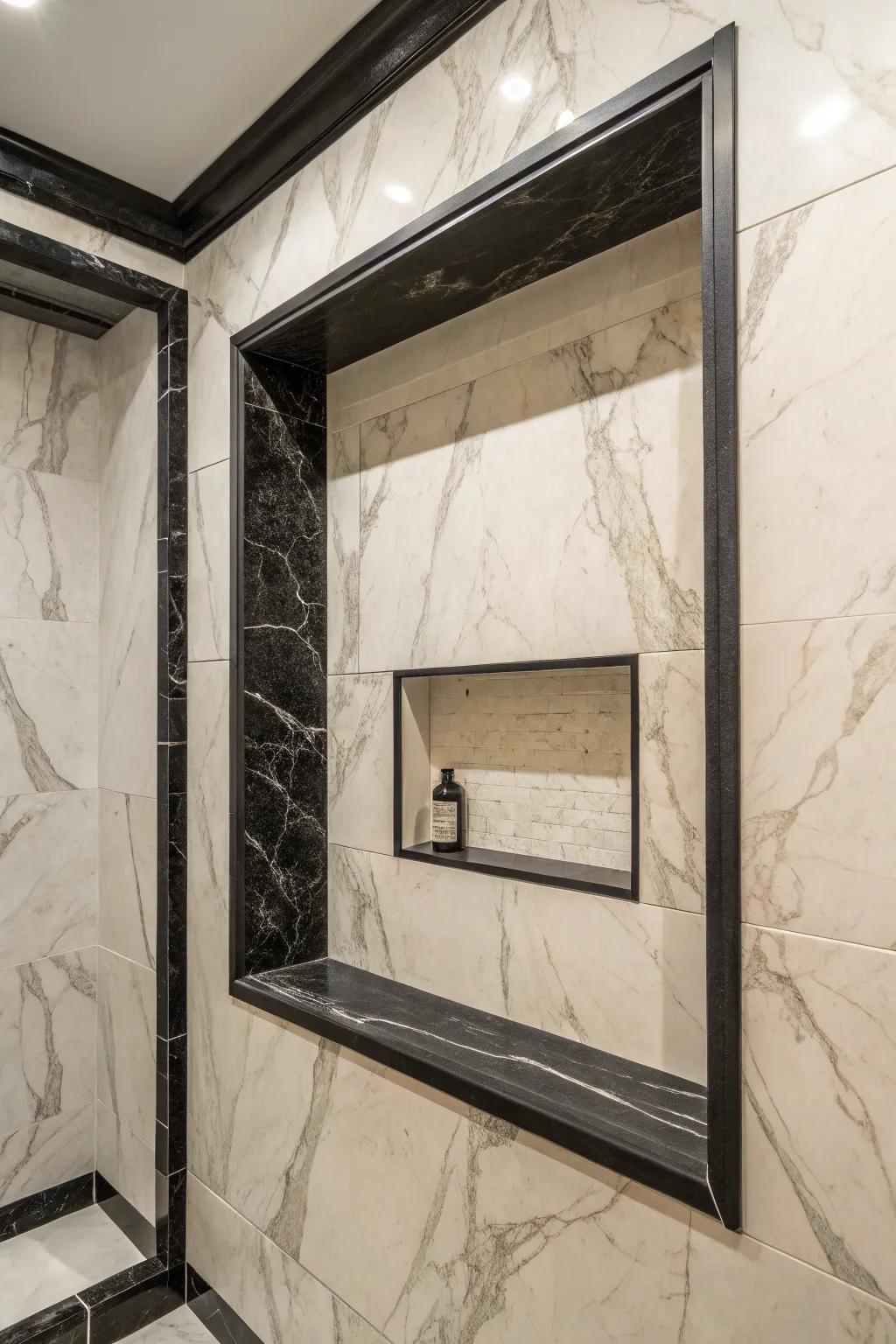 Highlighting borders frame the alcove, enhancing its presence.