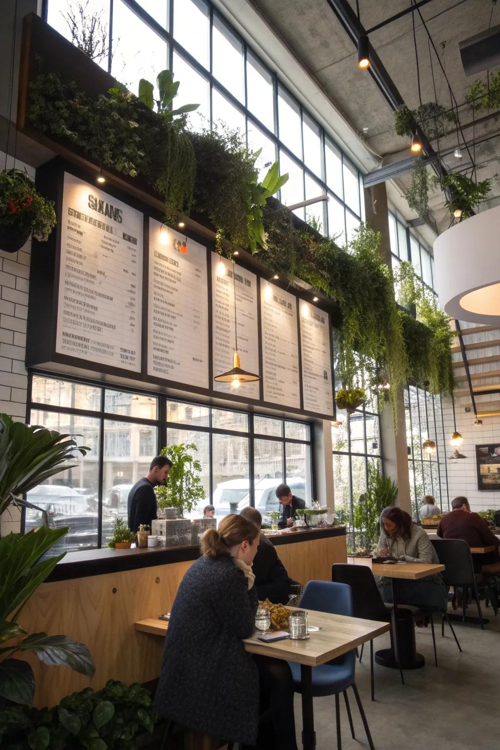 Go green thanks to eco-friendly reusable menu boards.