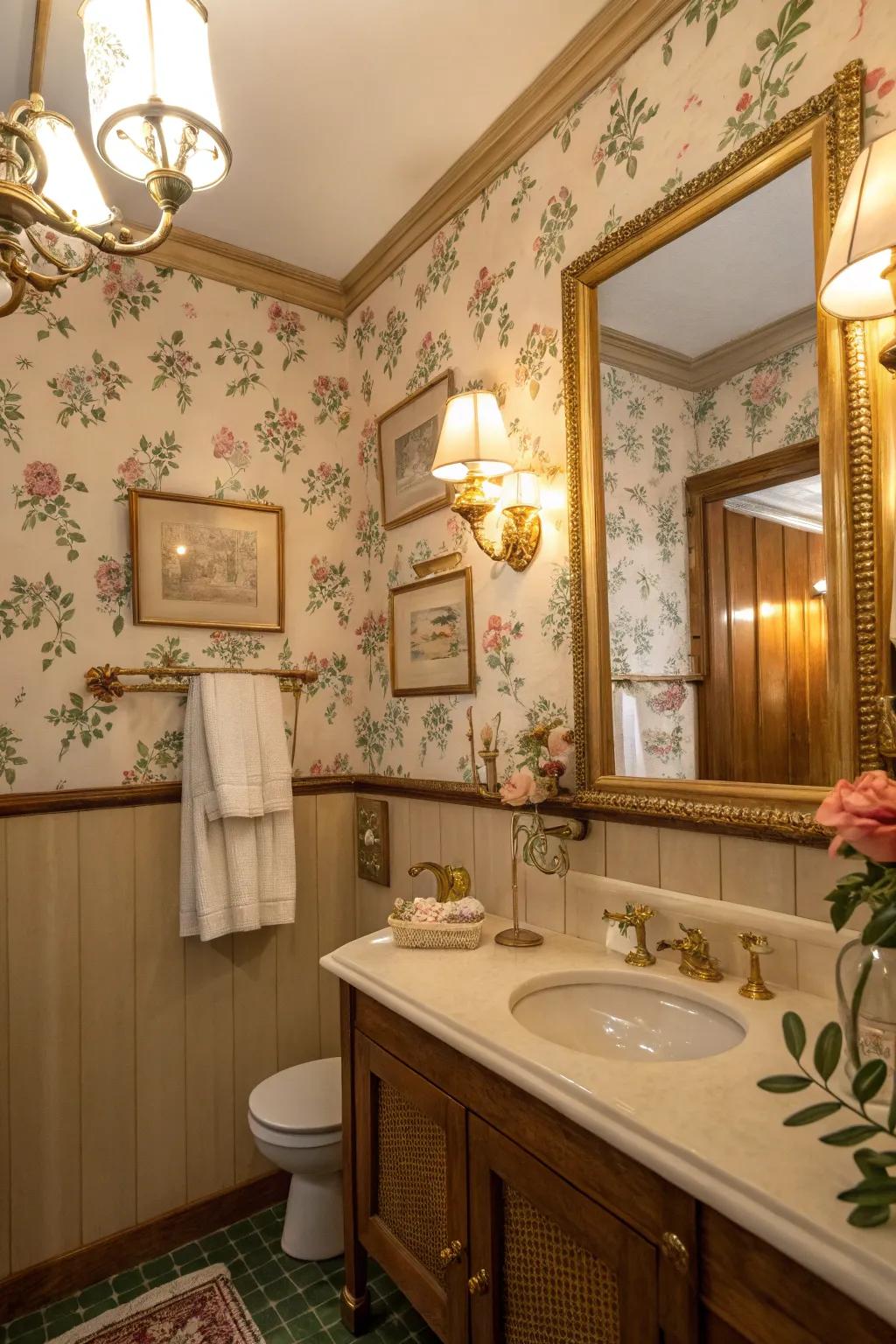 Wall coverings that bring vintage nostalgia to life.