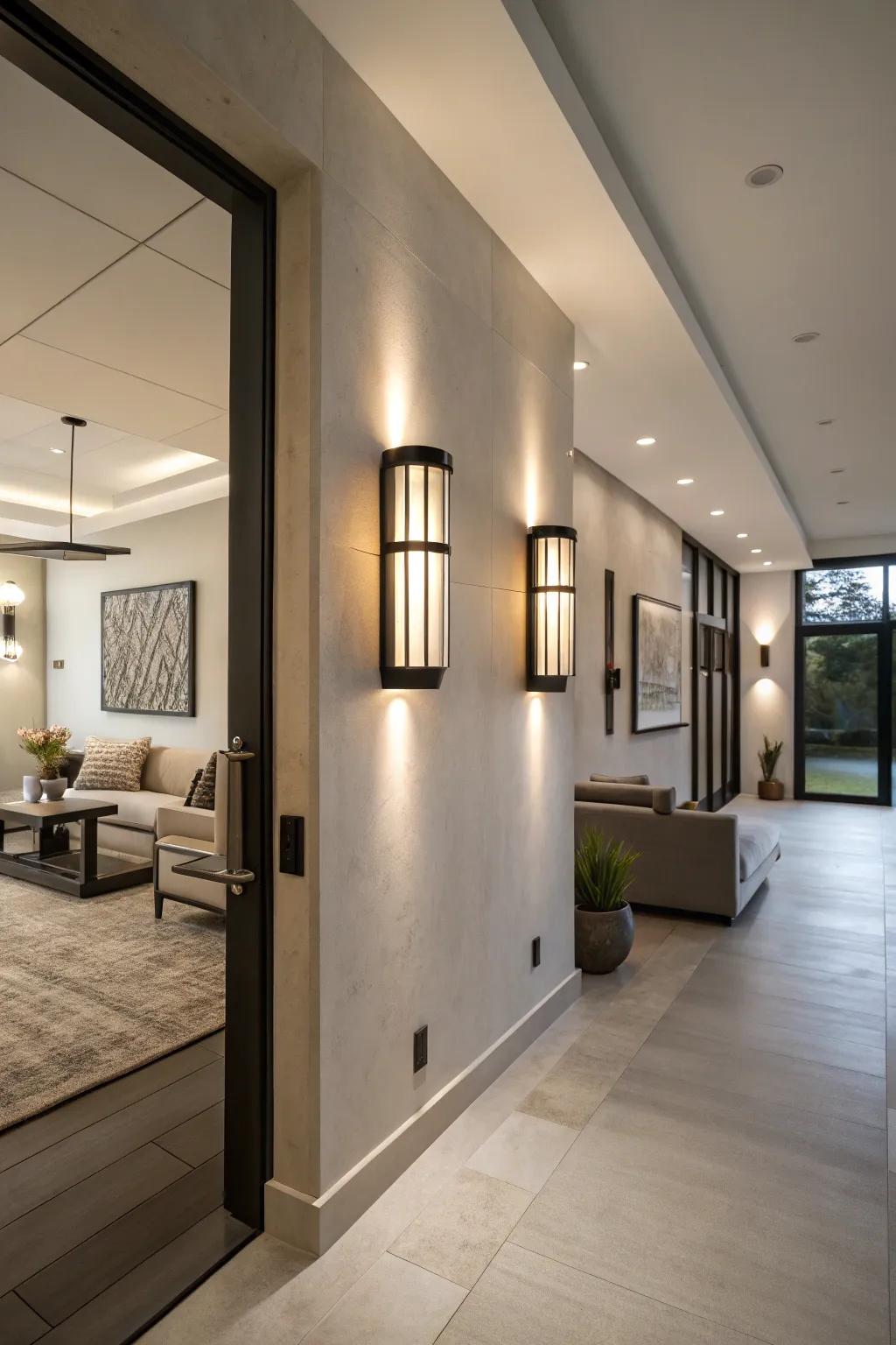 Smart sconces combine convenience with cutting-edge style.