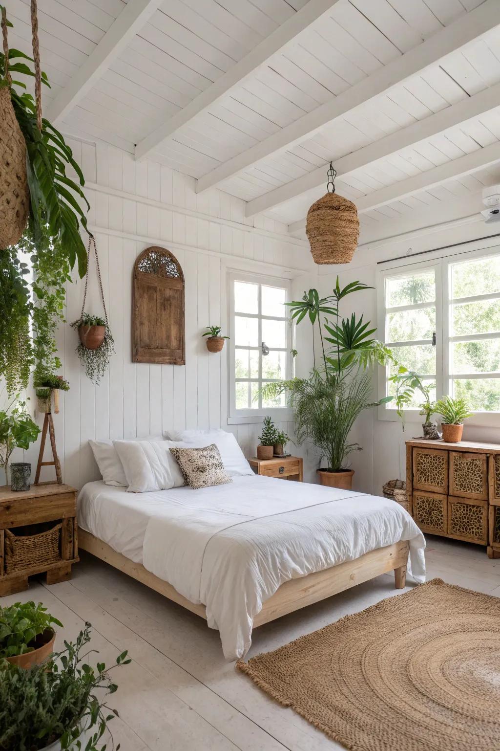 Organic parts add warmth and tranquility.