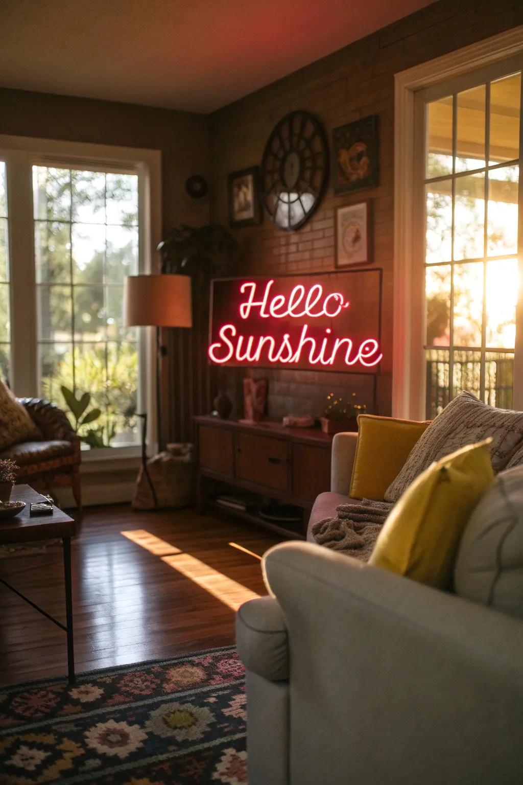 Seasonal signs bring a fresh vibe to home decor.