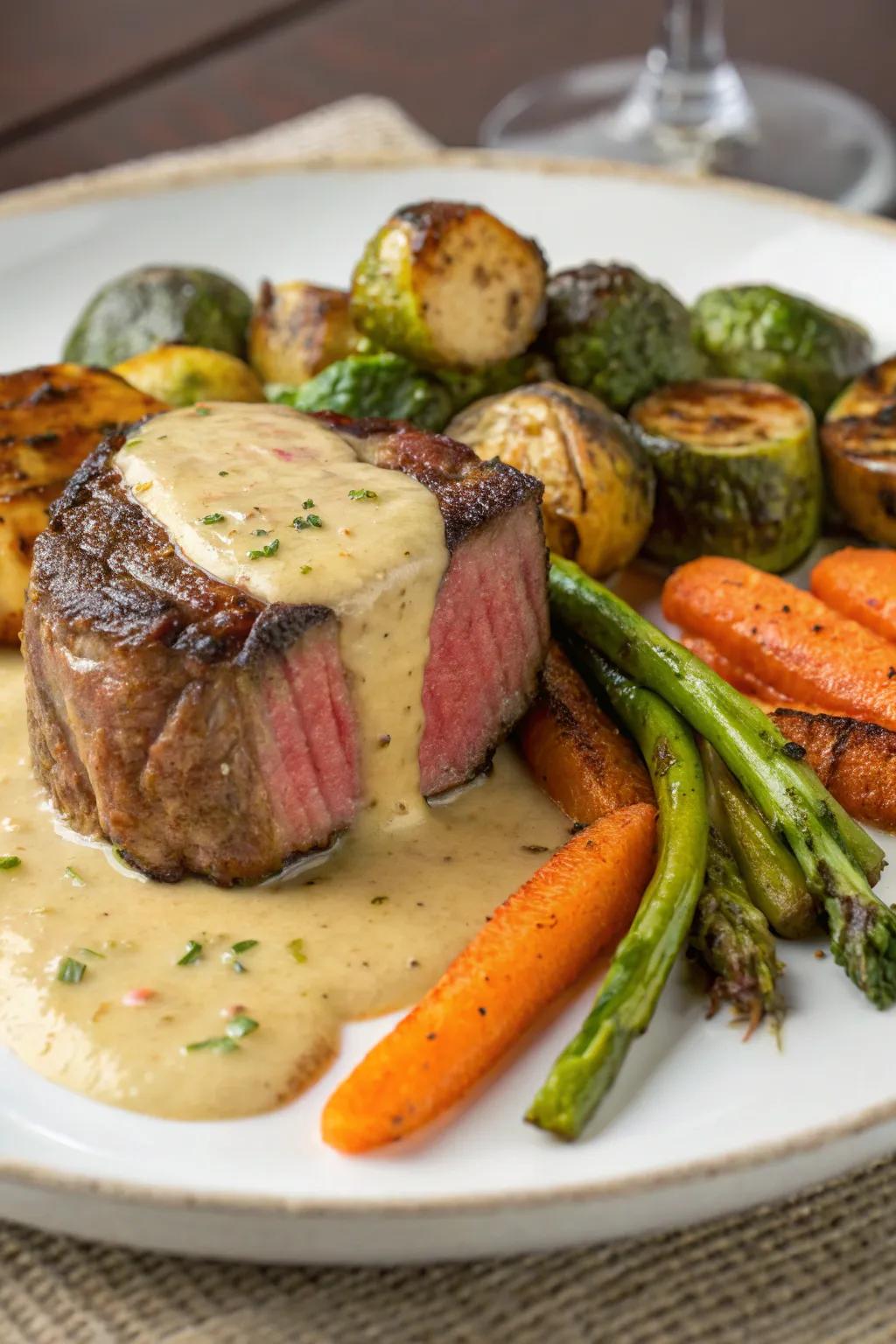Outstanding tenderloin cut providing a refined supper.