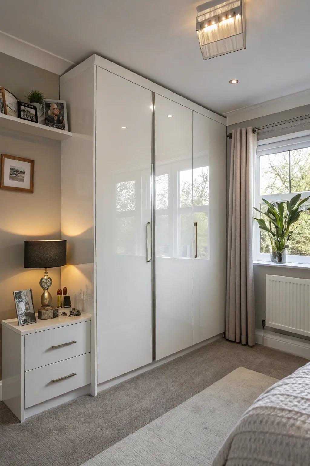 Corner wardrobes maximize every inch.