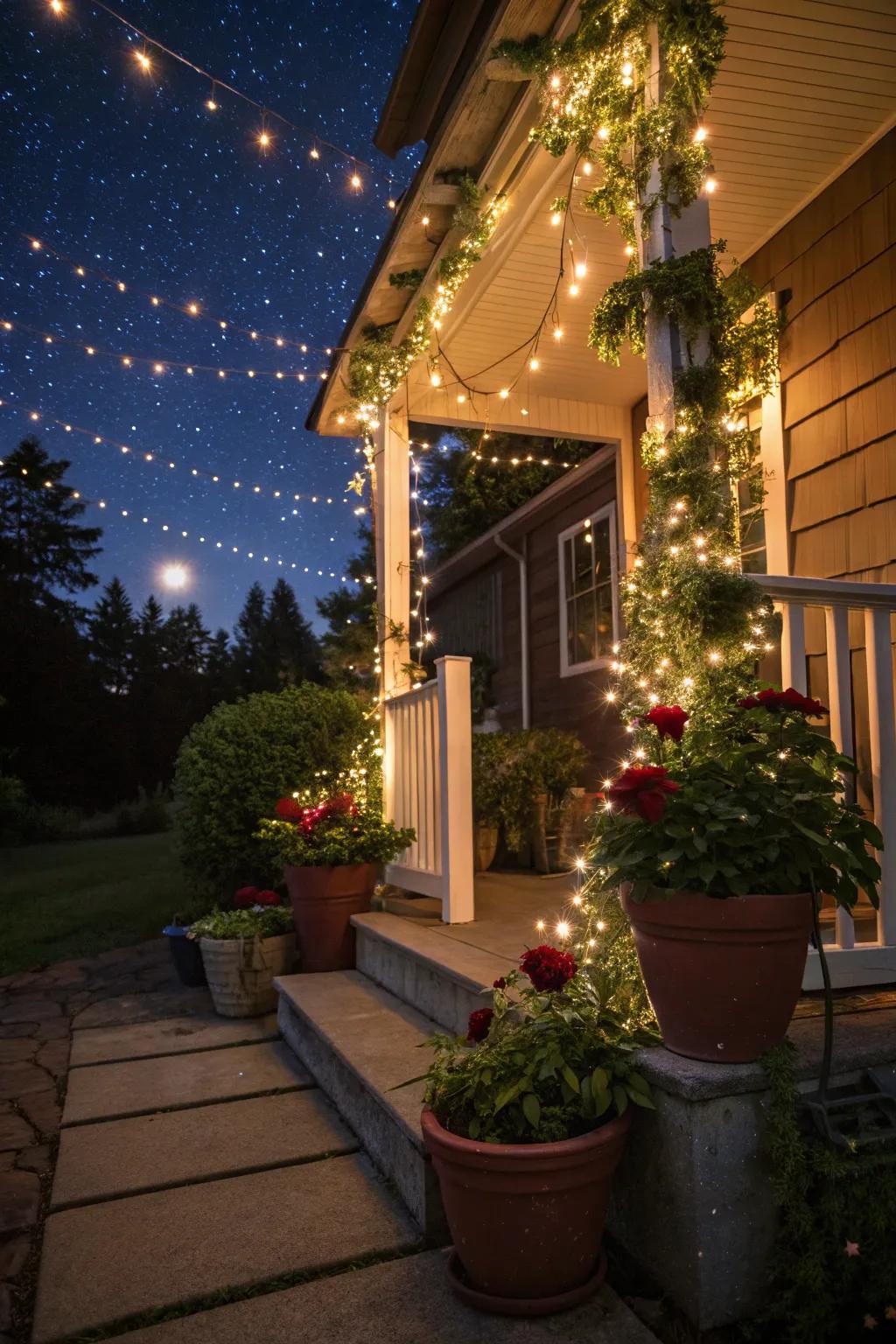 Sprite lights convey playfulness and magic to your porch.