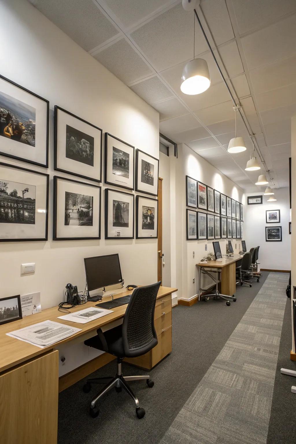 Black and white frames offer a classic and striking look.