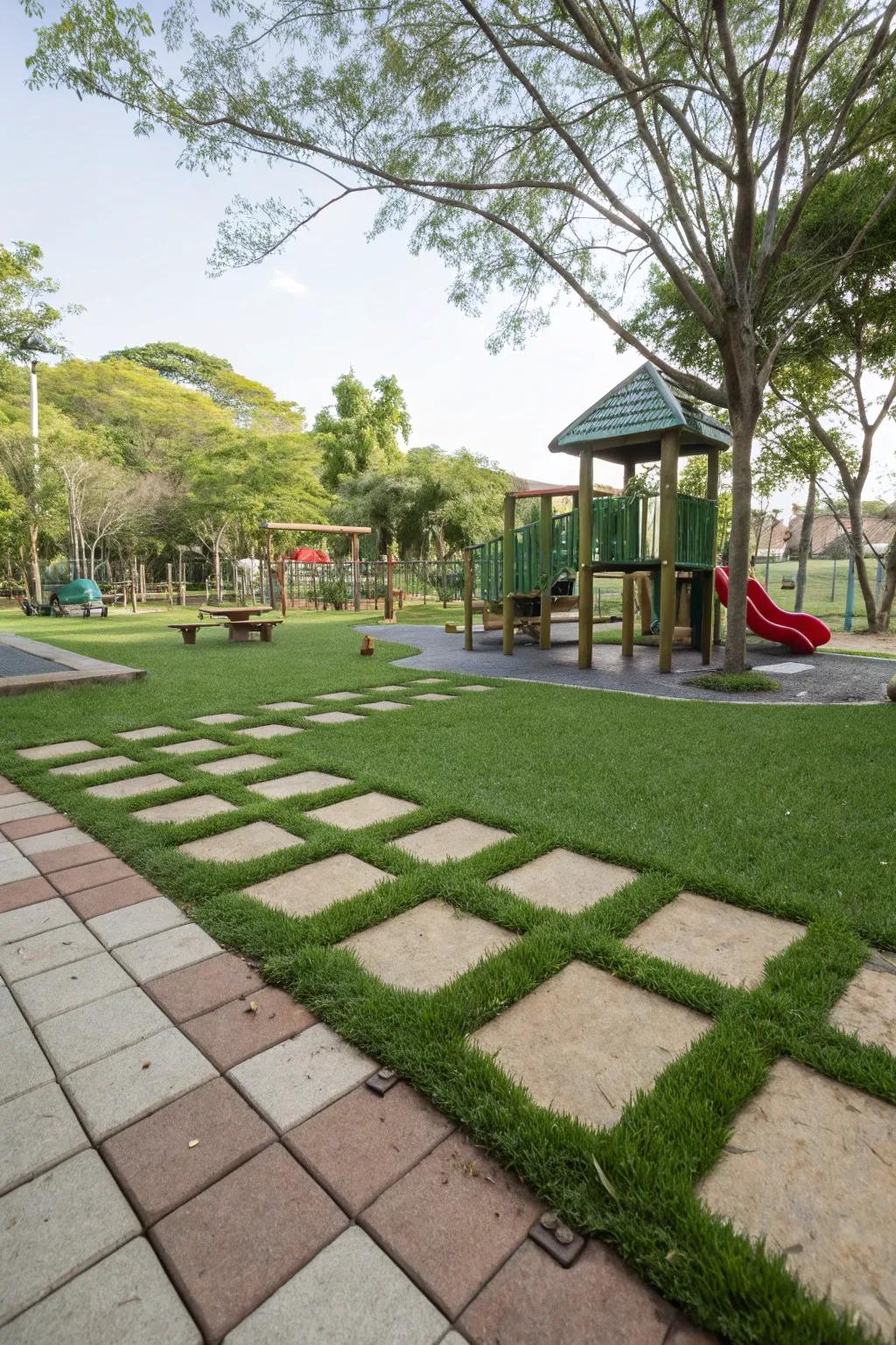 Grass blocks combine the beauty of grass with how strong they are.