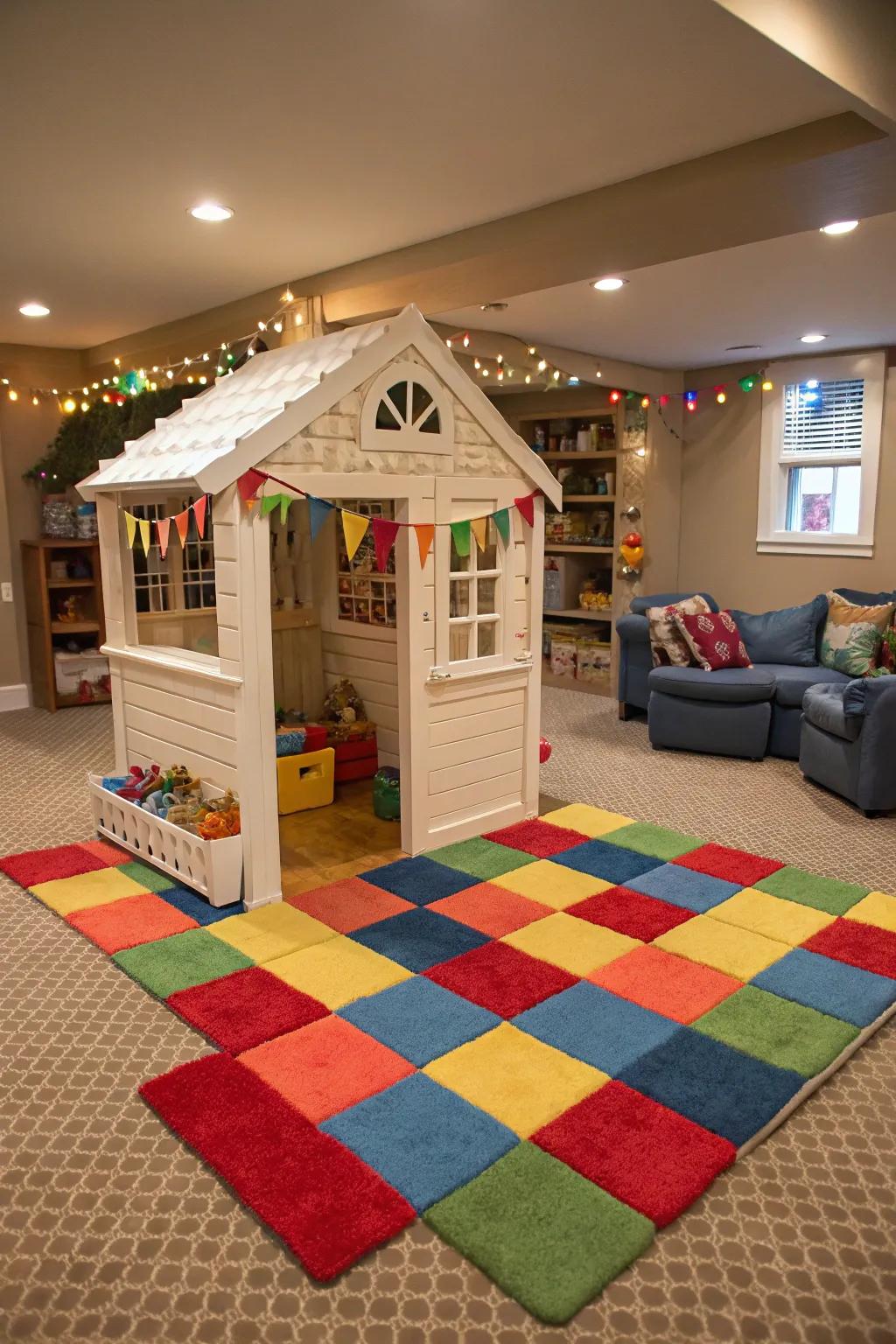 Floor carpeting: Weaving warmth and wonder into indoor play spaces.