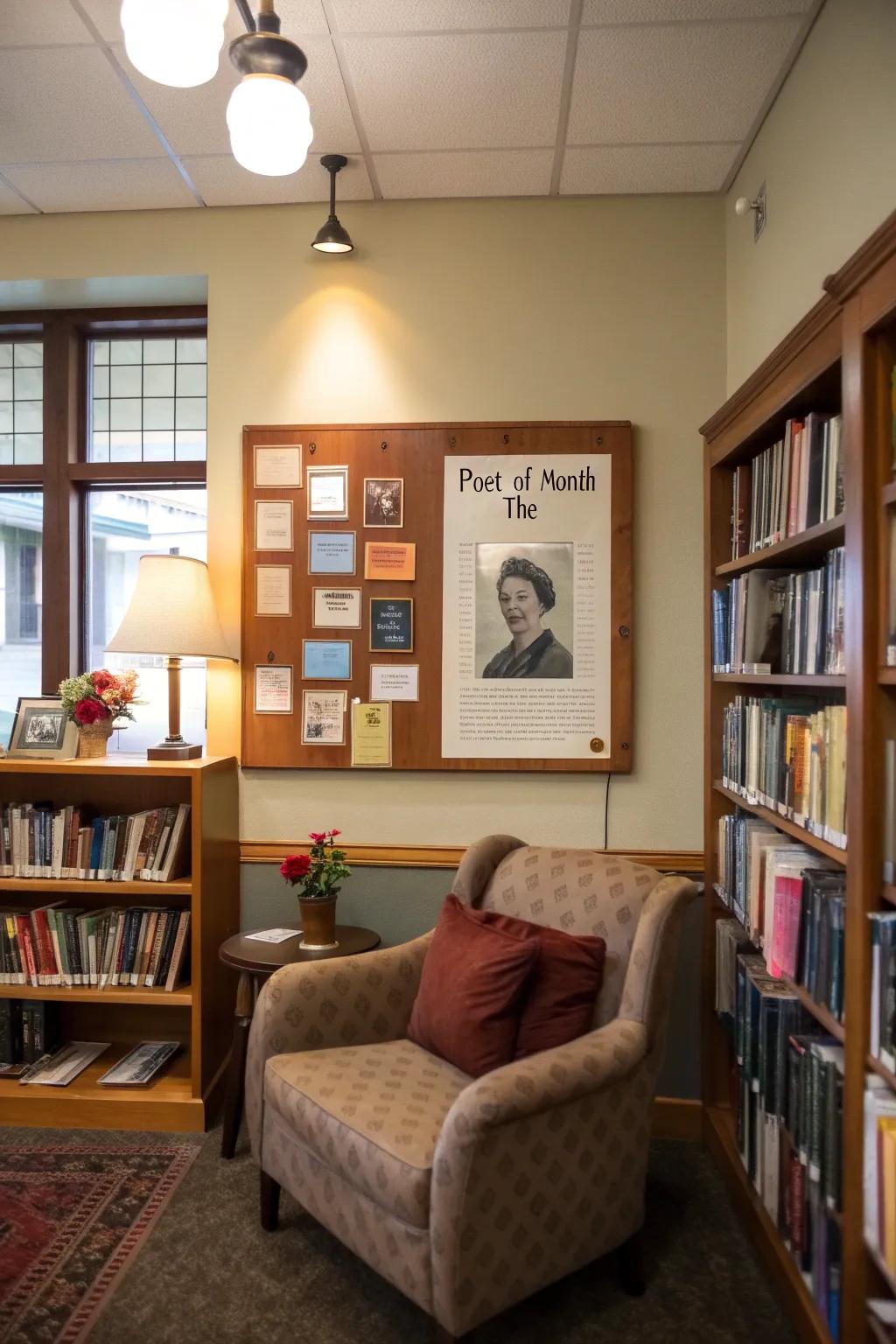 Celebrate a new poet each cycle with a special spotlight.