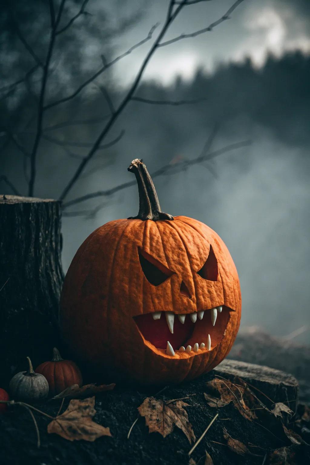 Vampire pumpkins are a fang-tastic addition to any contest lineup.