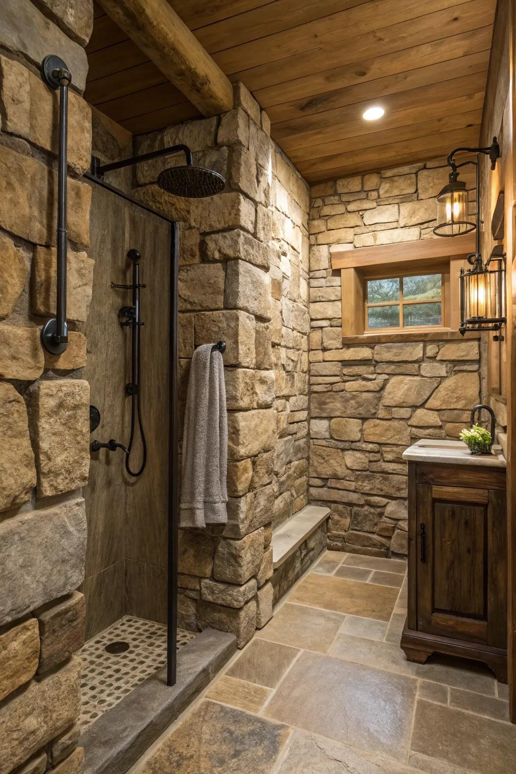 Dark alloy pieces introduce a hint of refinement.