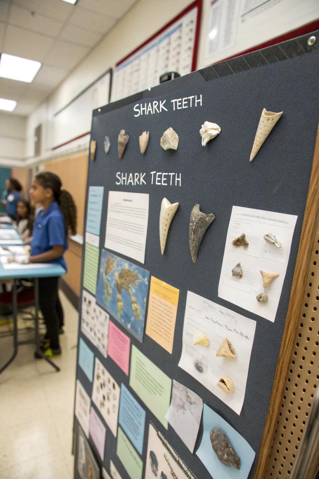 Explore the diverse and fascinating realm of shark teeth.