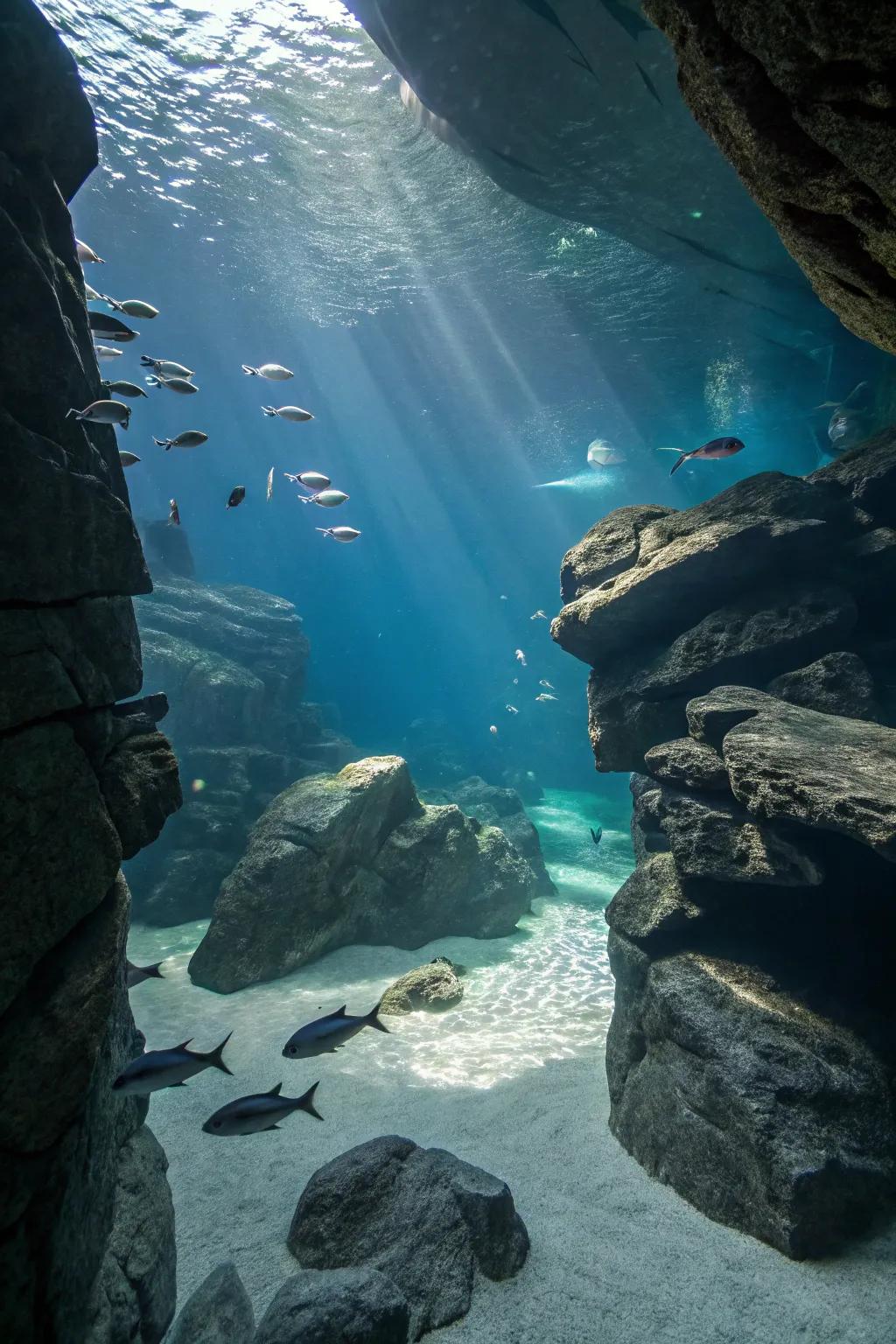 Remarkable contrast thanks to graystone and shadows.