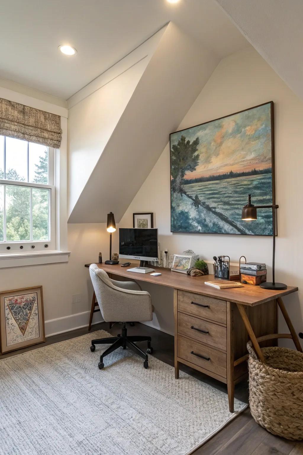 Using strategic art placement to add personality