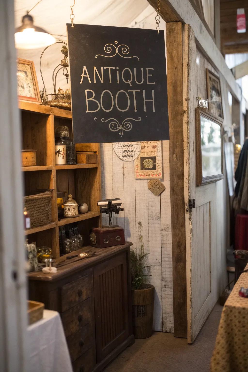 Manually created slate board signs adding a personalized touch