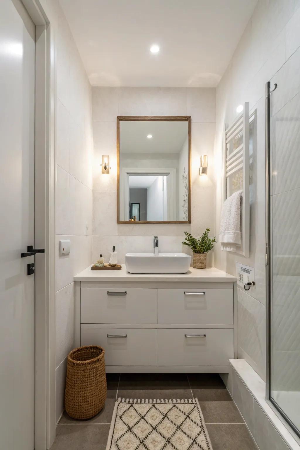Immaculate snowy cultivates a pristine and expansive aesthetic.