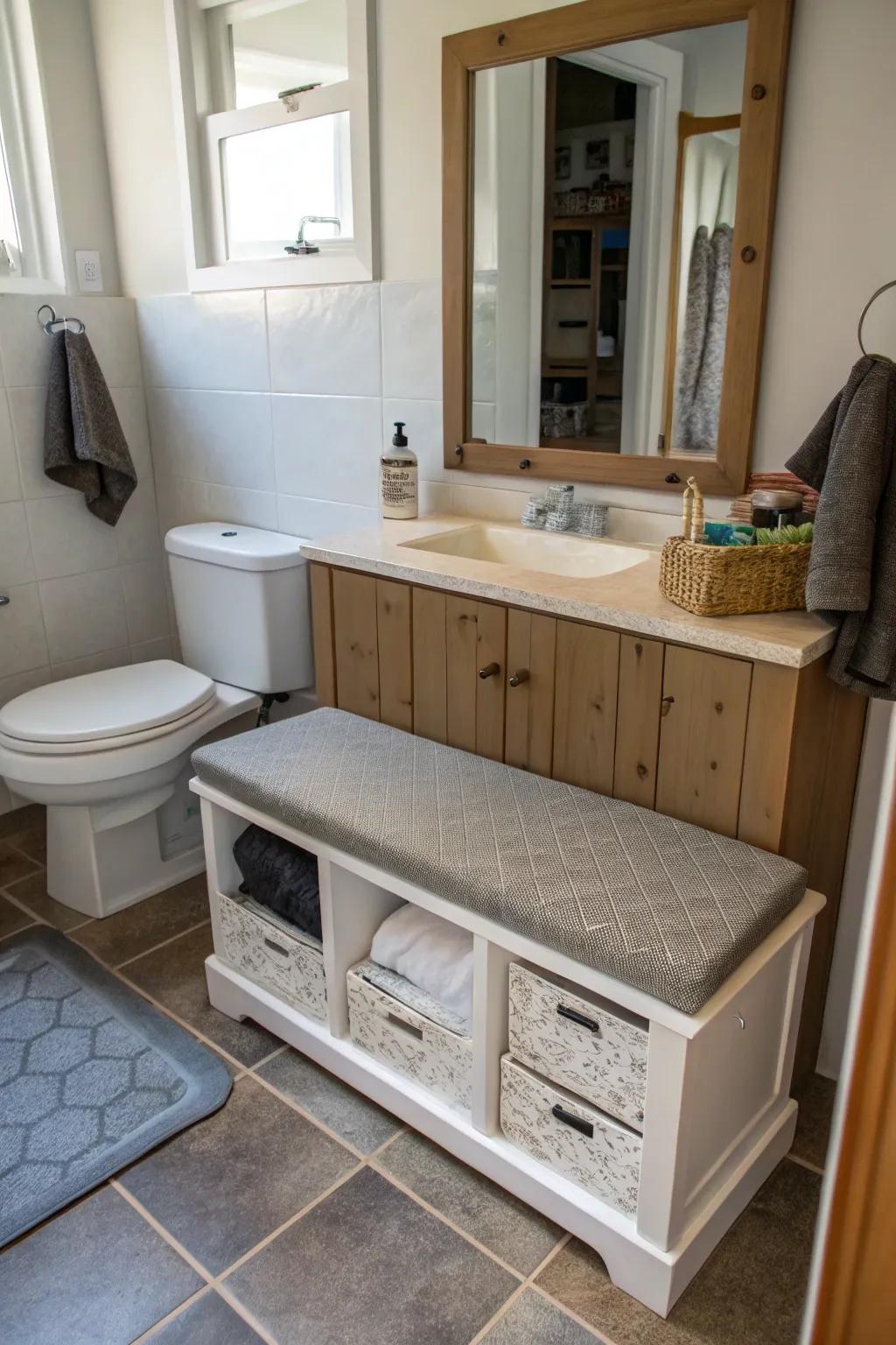 Pieces with multiple functions ensure efficient use of space.