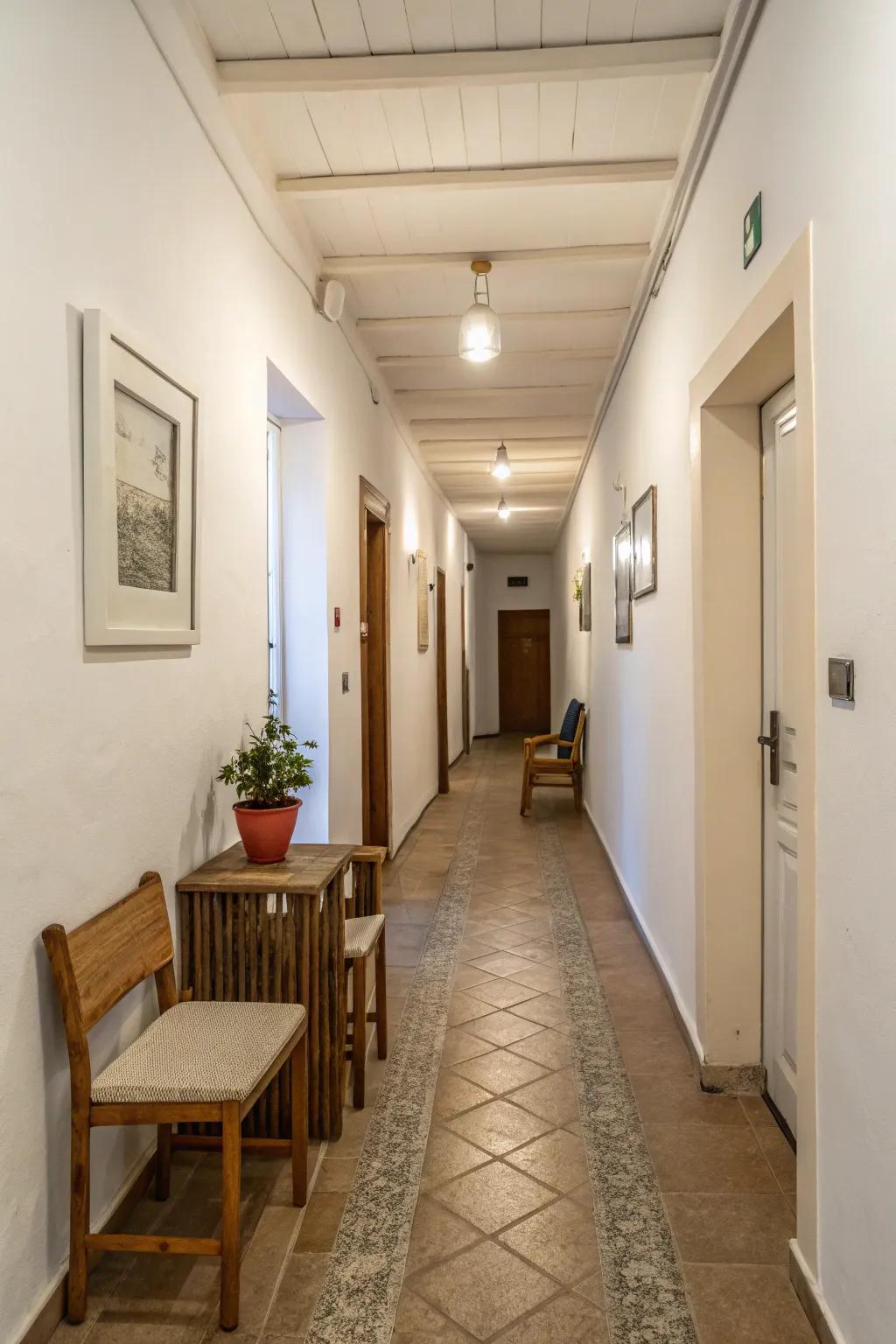 Simplistic design enhances clarity and refinement in small spaces.