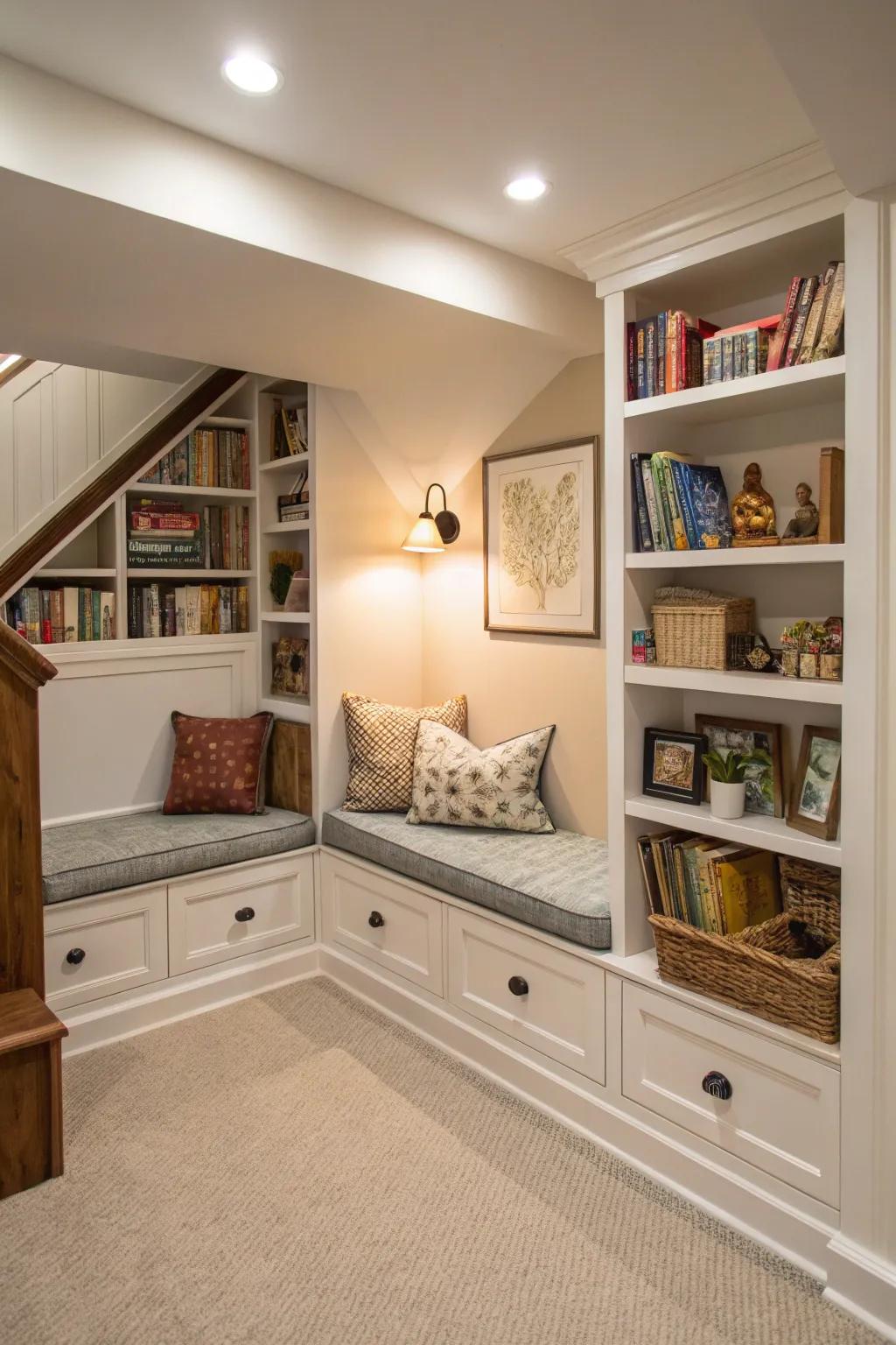 Bespoke, space-saving solutions are ideal with built-in furniture.