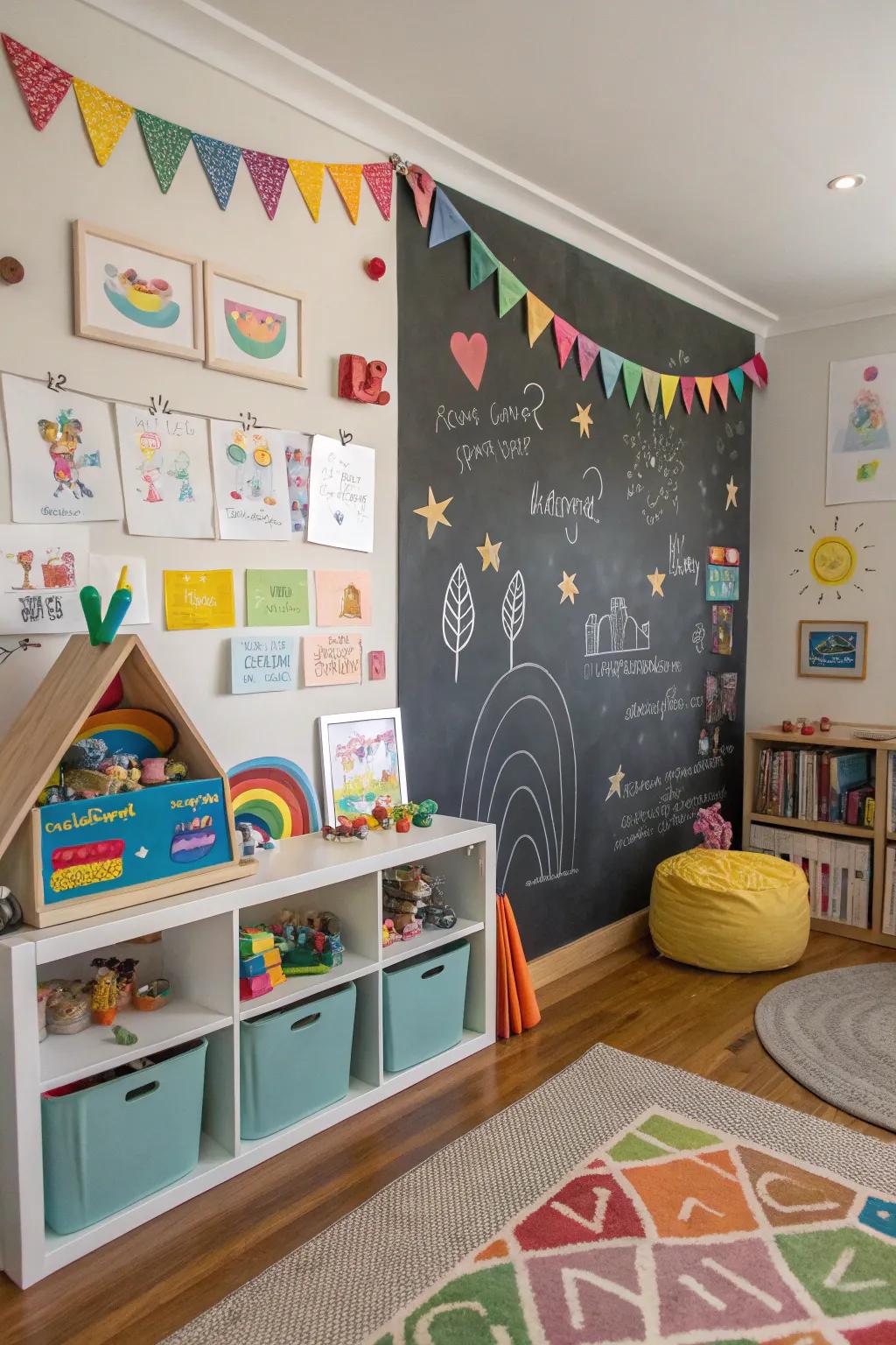 An engaging partition sparks ingenuity and erudition within the chamber.