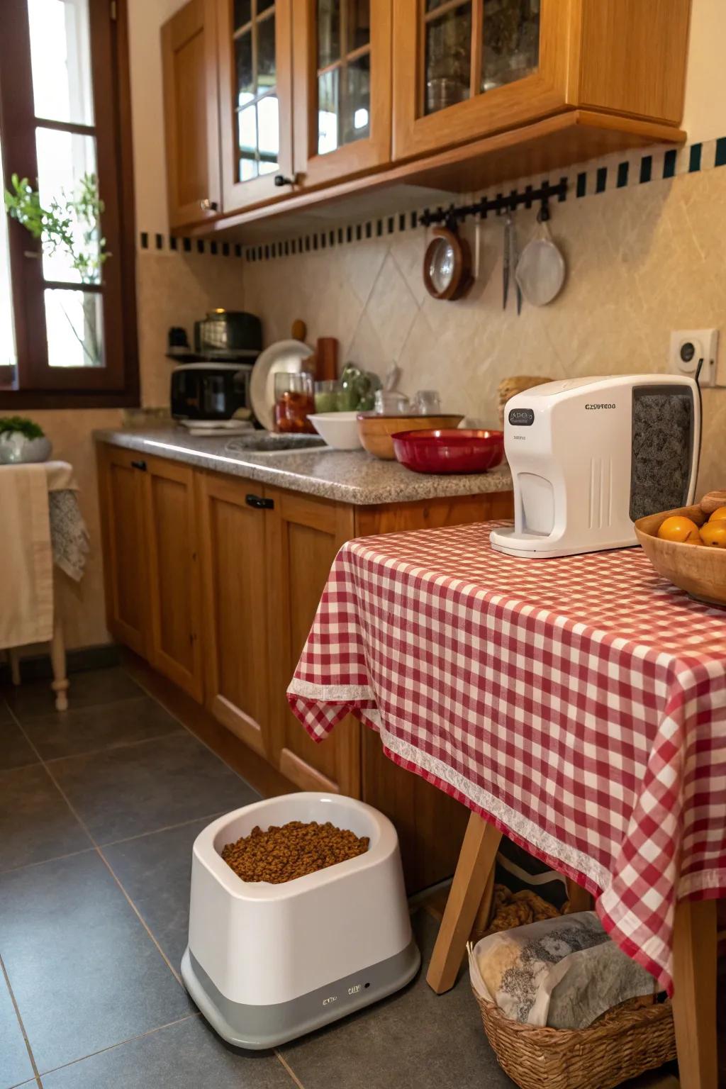 Ensure your pets are well-nourished and content with automated feeders that integrate smoothly into your home.