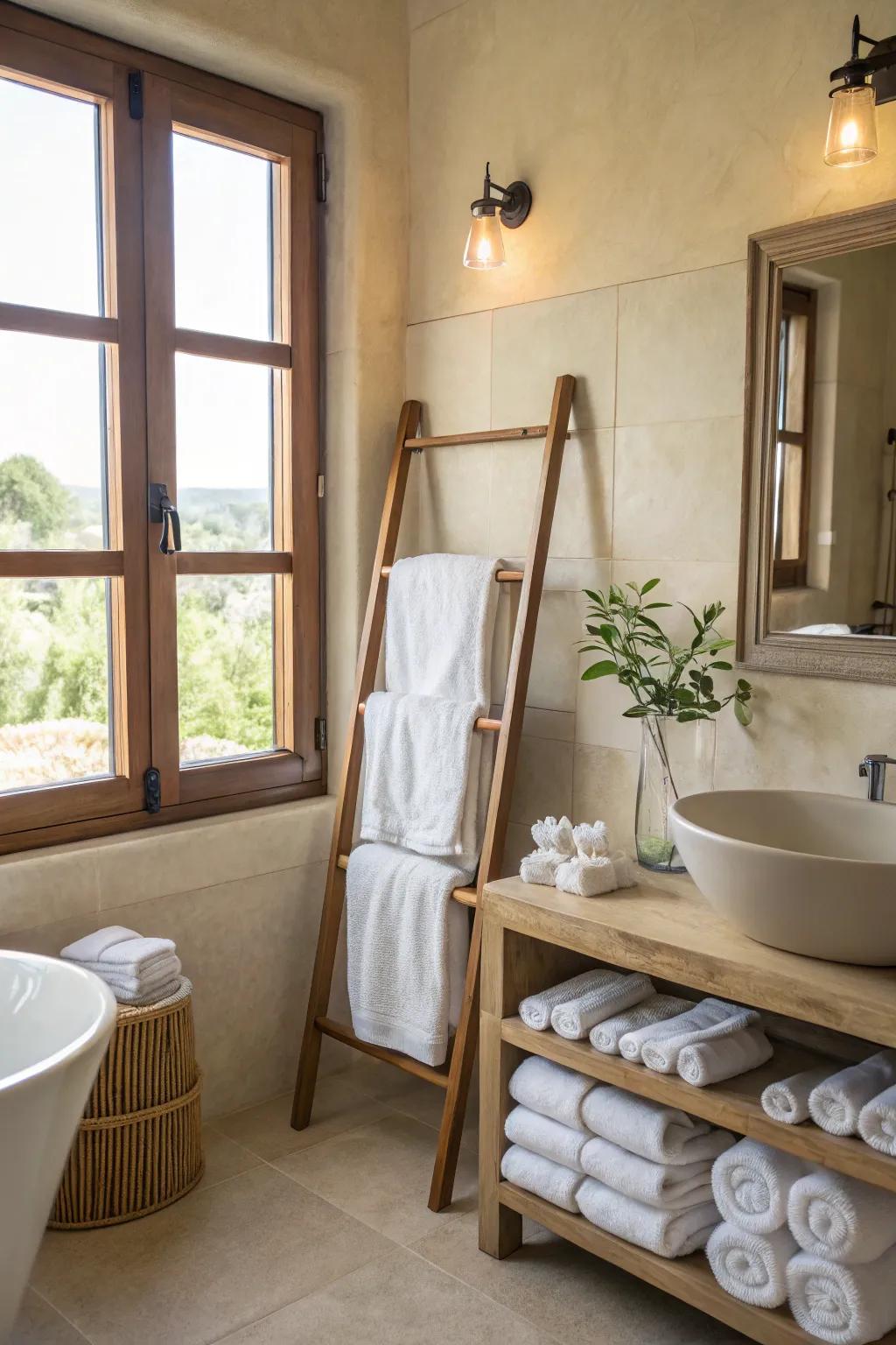 Cultivate a luxurious ambiance in the bathing area.