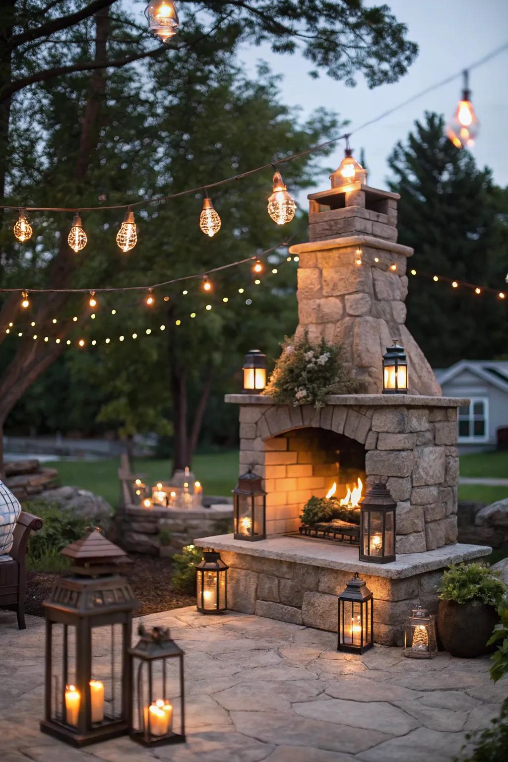 Enchant your evenings using lantern-lit charm.