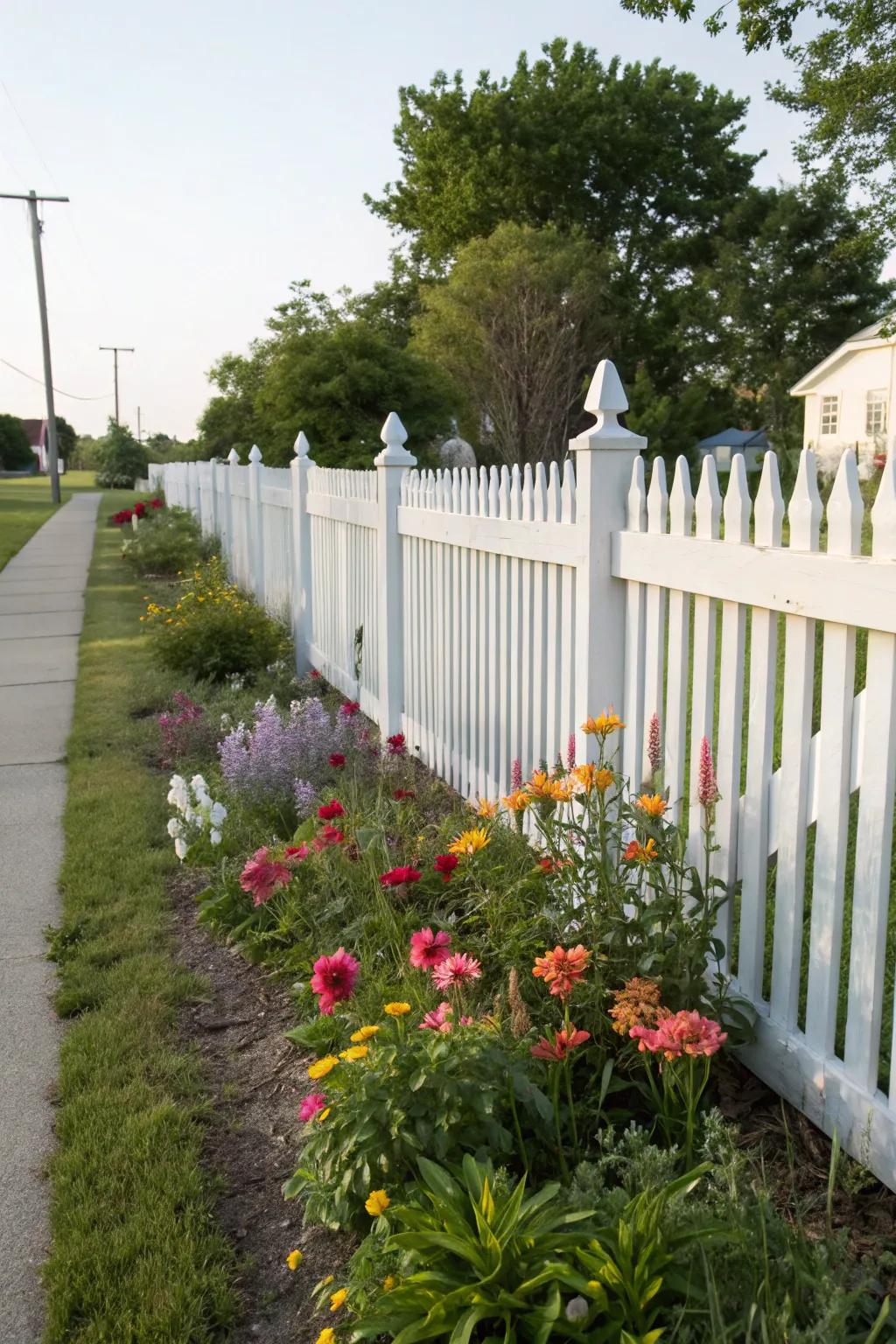 Picket barriers bring nostalgia and charm to any home.