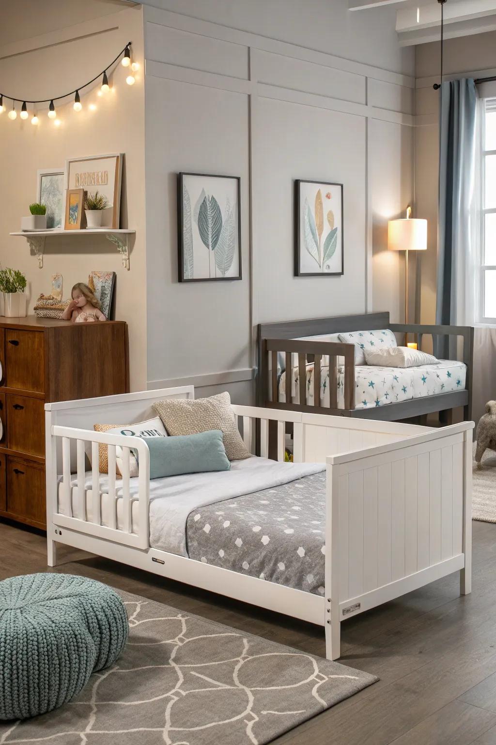 A convertible bed that adjusts to growth.