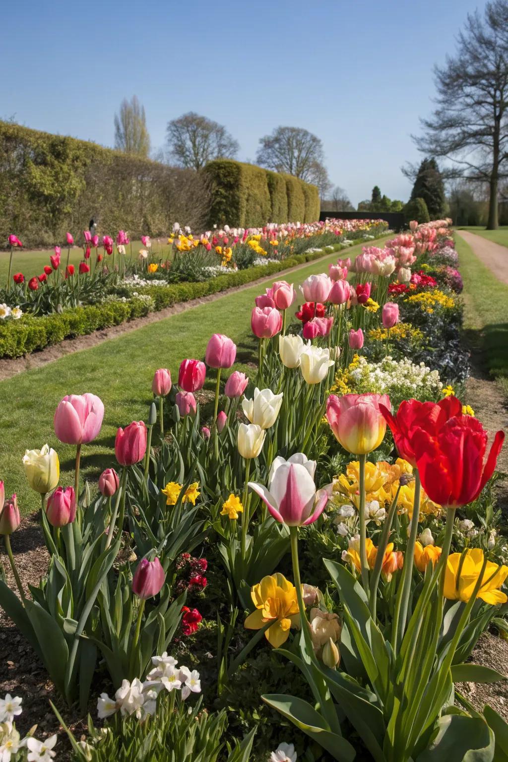 A garden designed for a sequence of flowerings, offering continuous color and beauty.