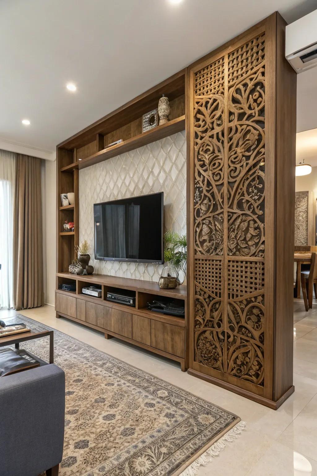 Imaginative disguises keep television stowed stylishly.