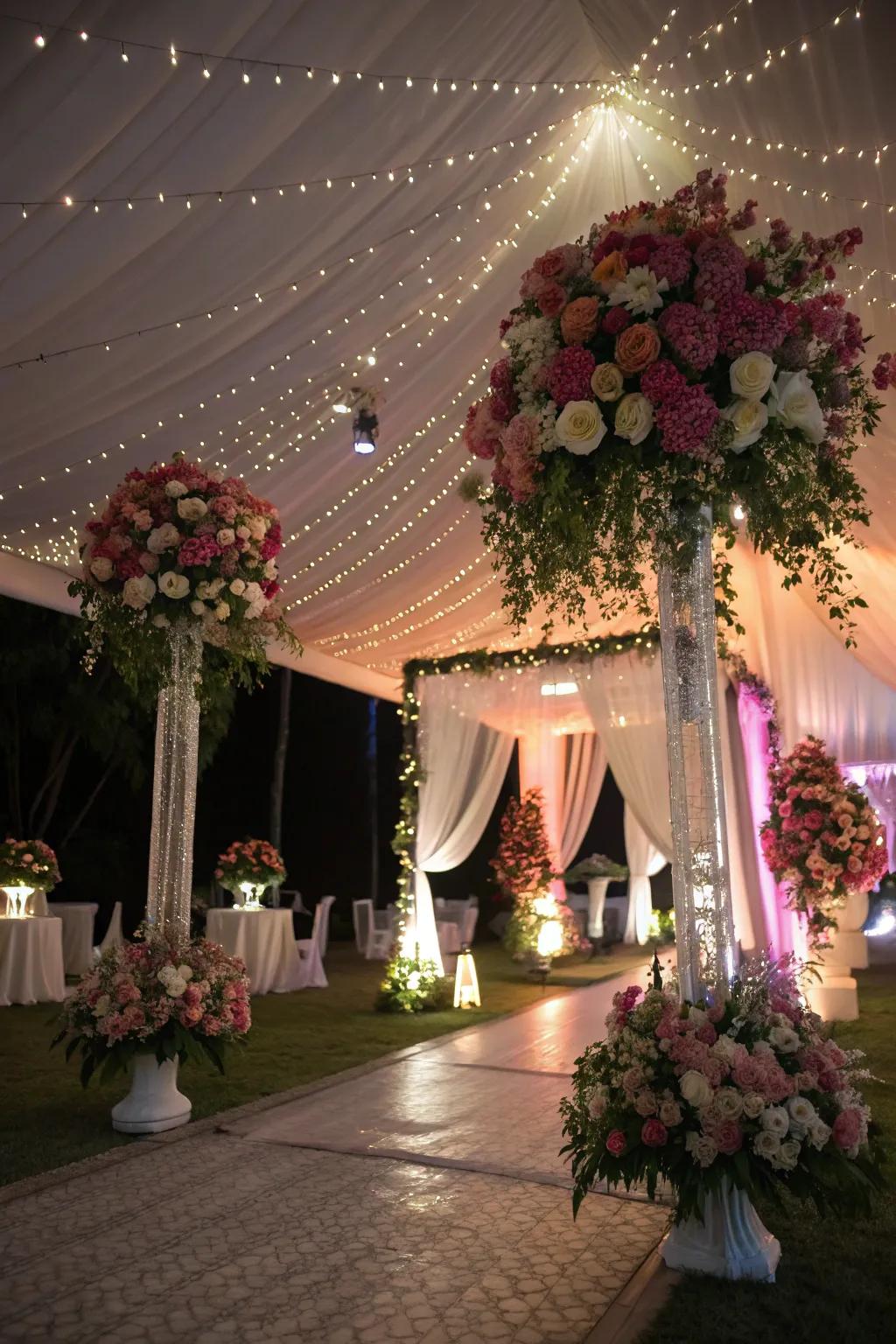Spotlighting adds warmth and highlights beautiful details.