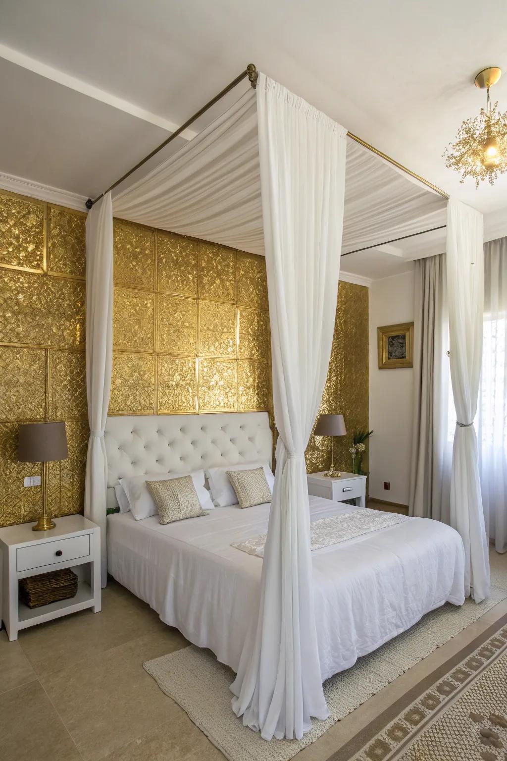 Striking focus and depth are introduced with a highlight wall.