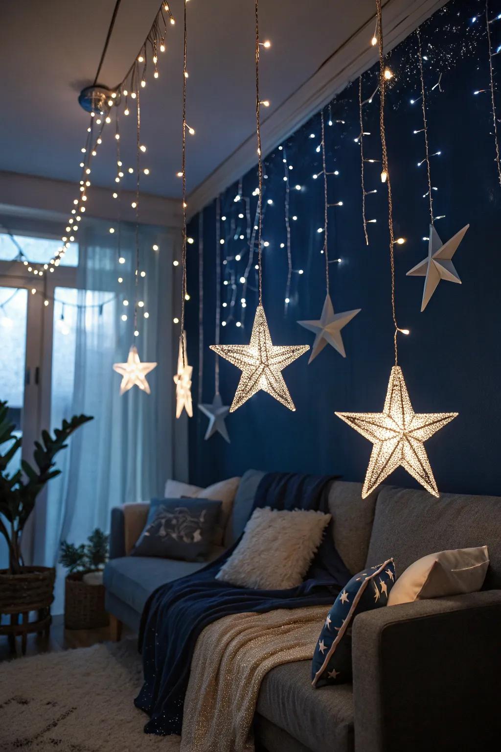 Experience the magic of a twinkling starry night.