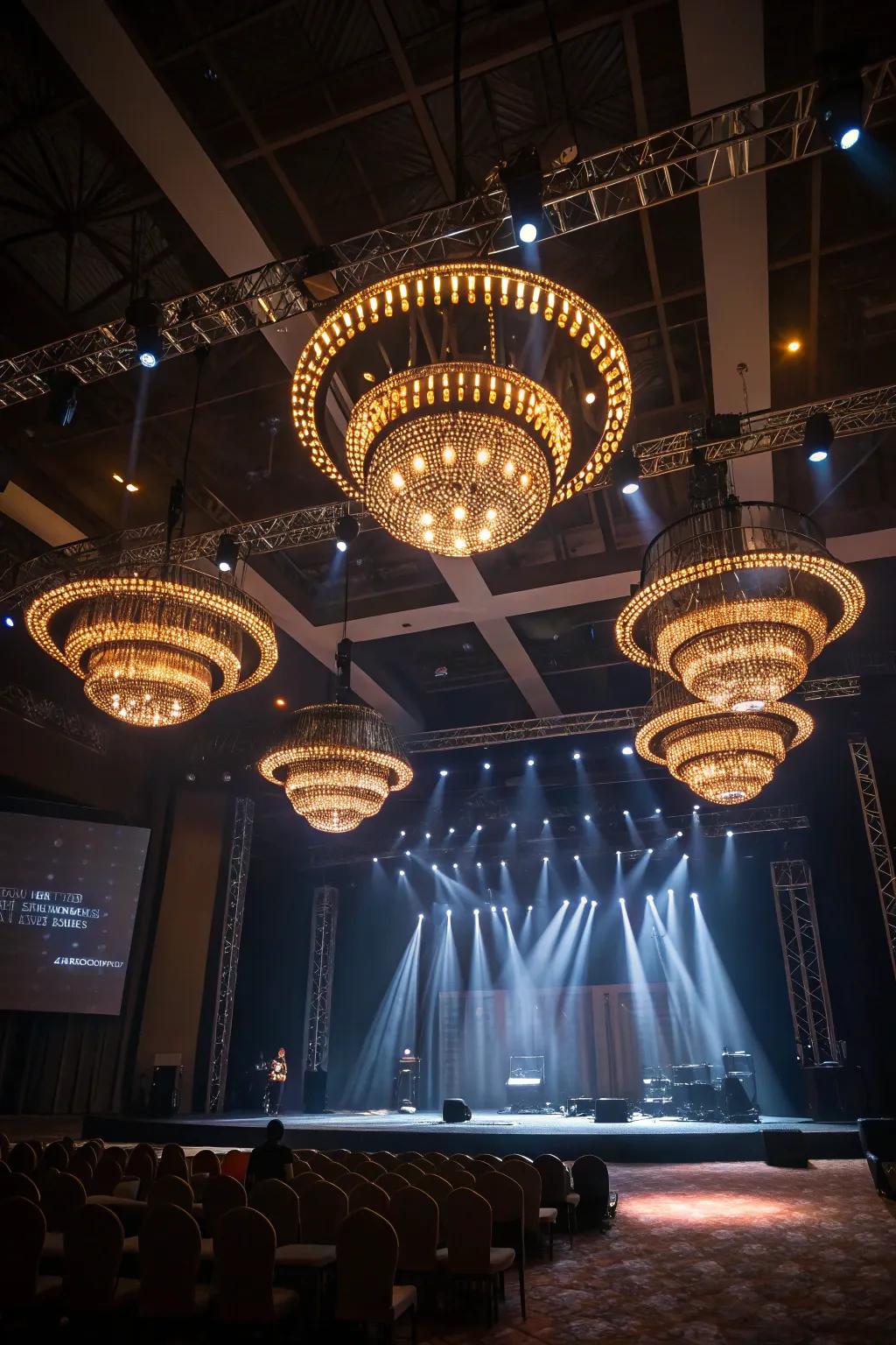 Striking lighting can transform the entire stage.