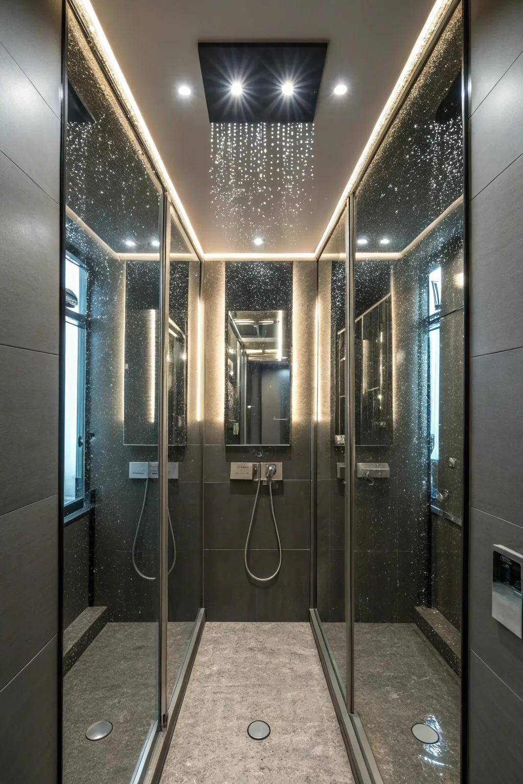 Mirrors reflect radiance and heighten spatial awareness.