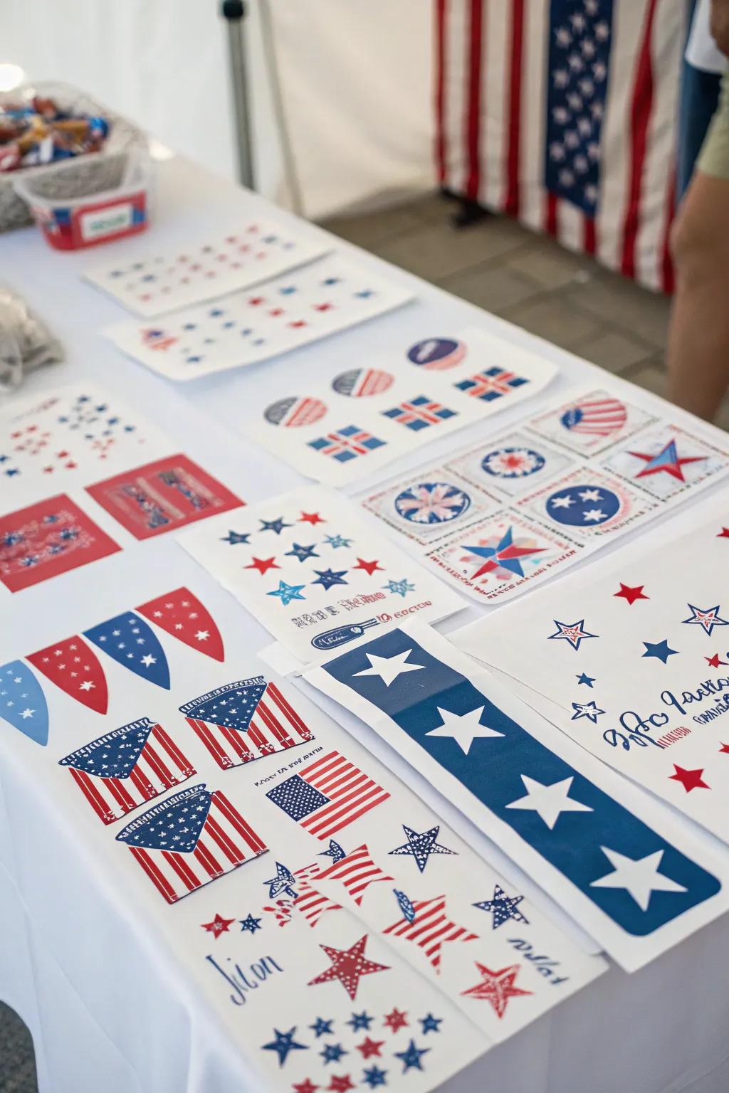 Short-term tattoos for interactive fun