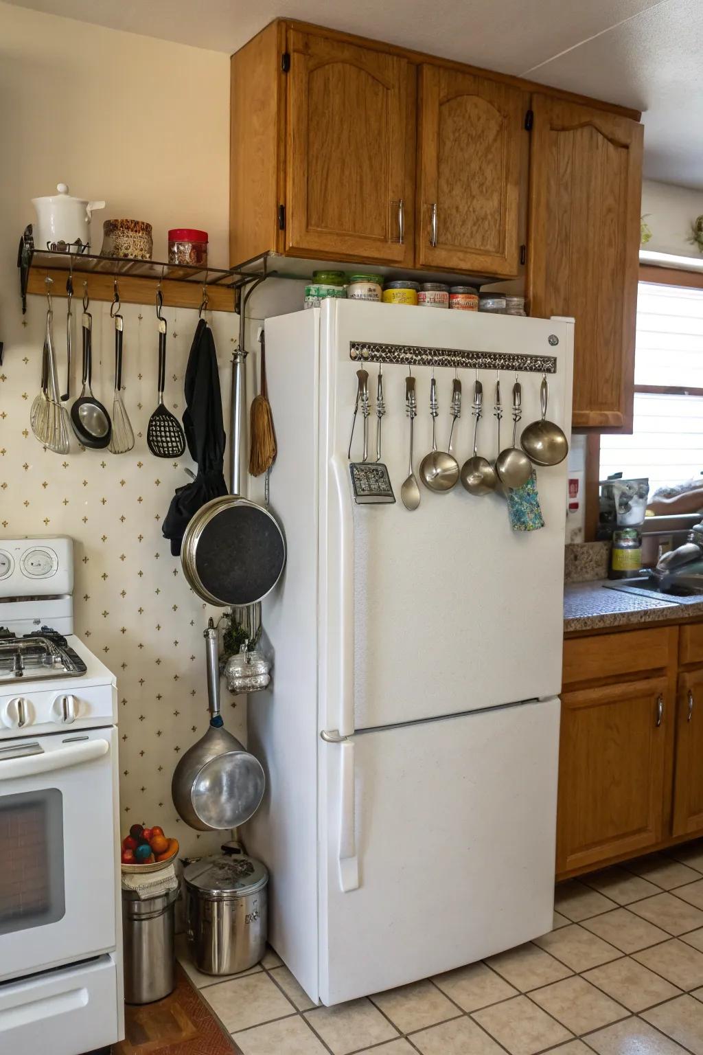 Tool fasteners preserve tools utilized frequently easily at reach.