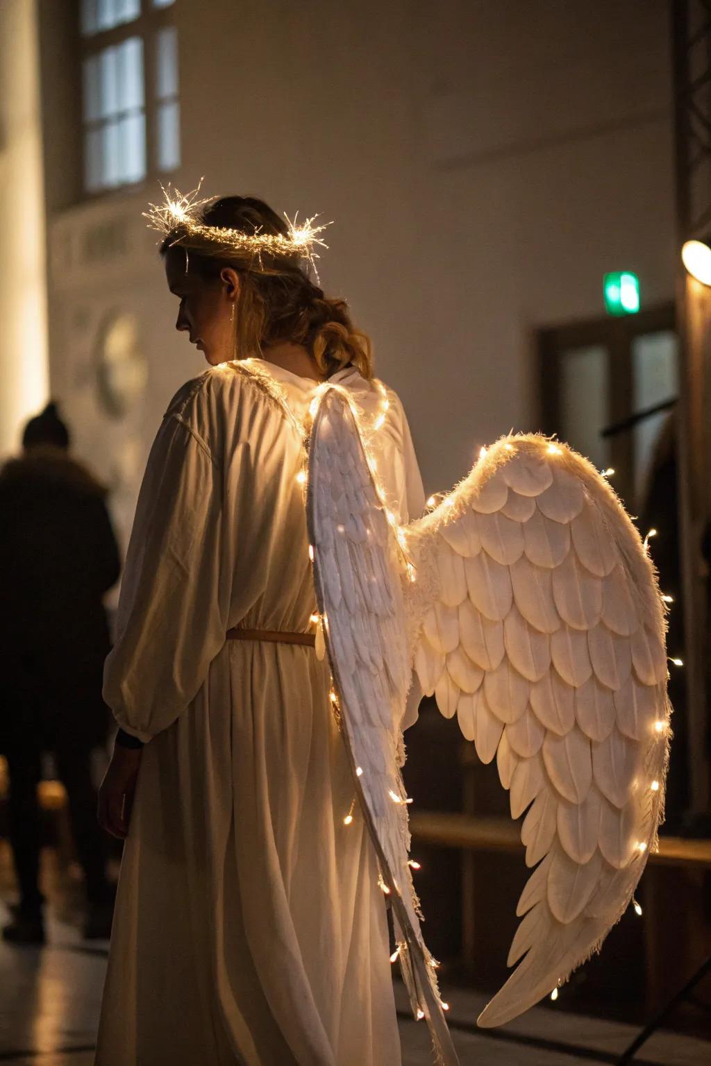 An angel imbued with a heavenly element.