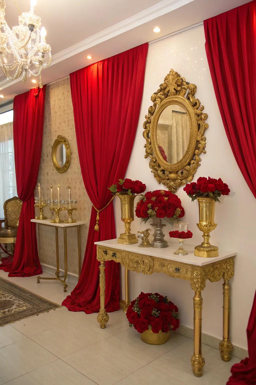 Elevate the ambiance using a cohesive palette.