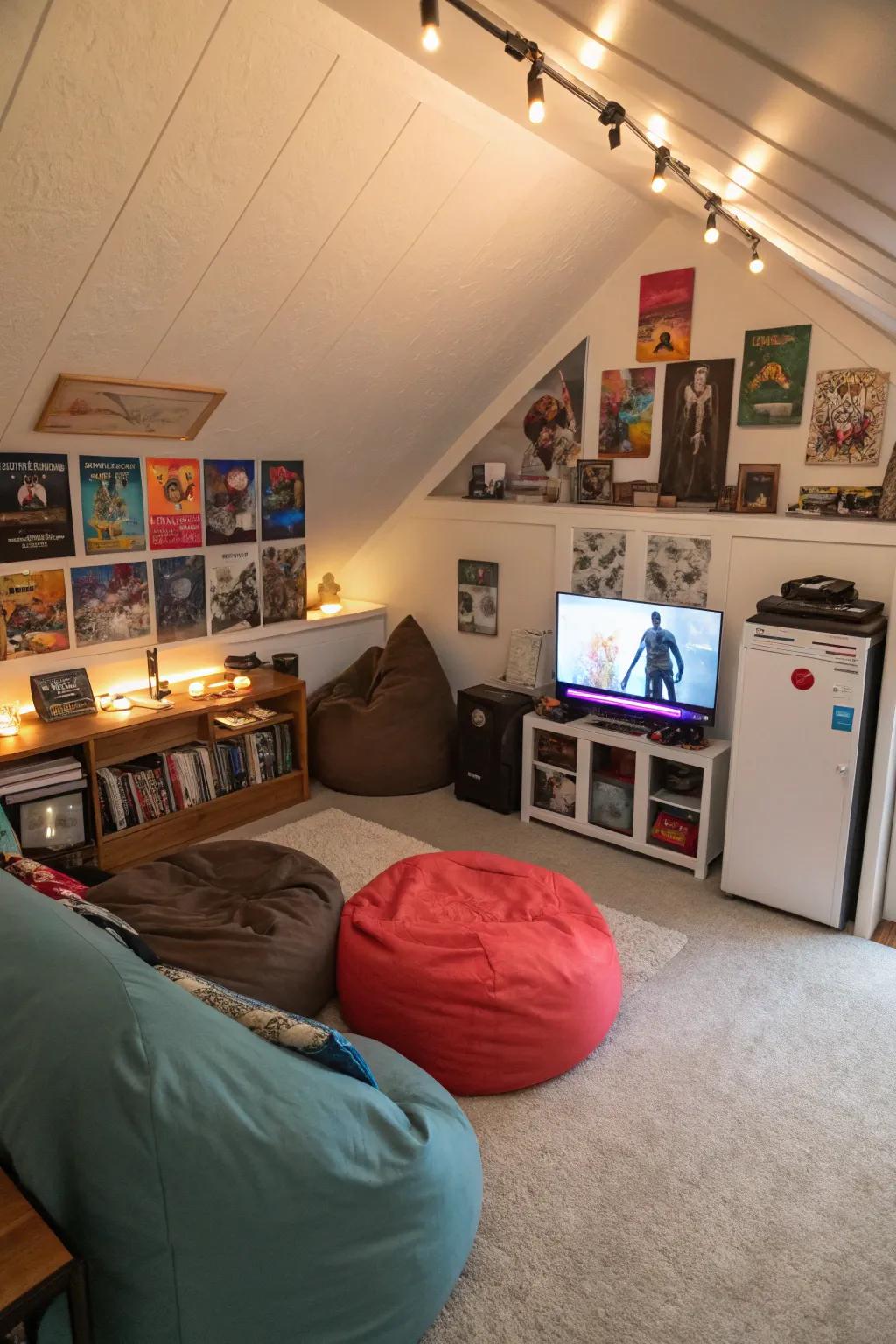 A relaxed and cozy hangout place for teens.