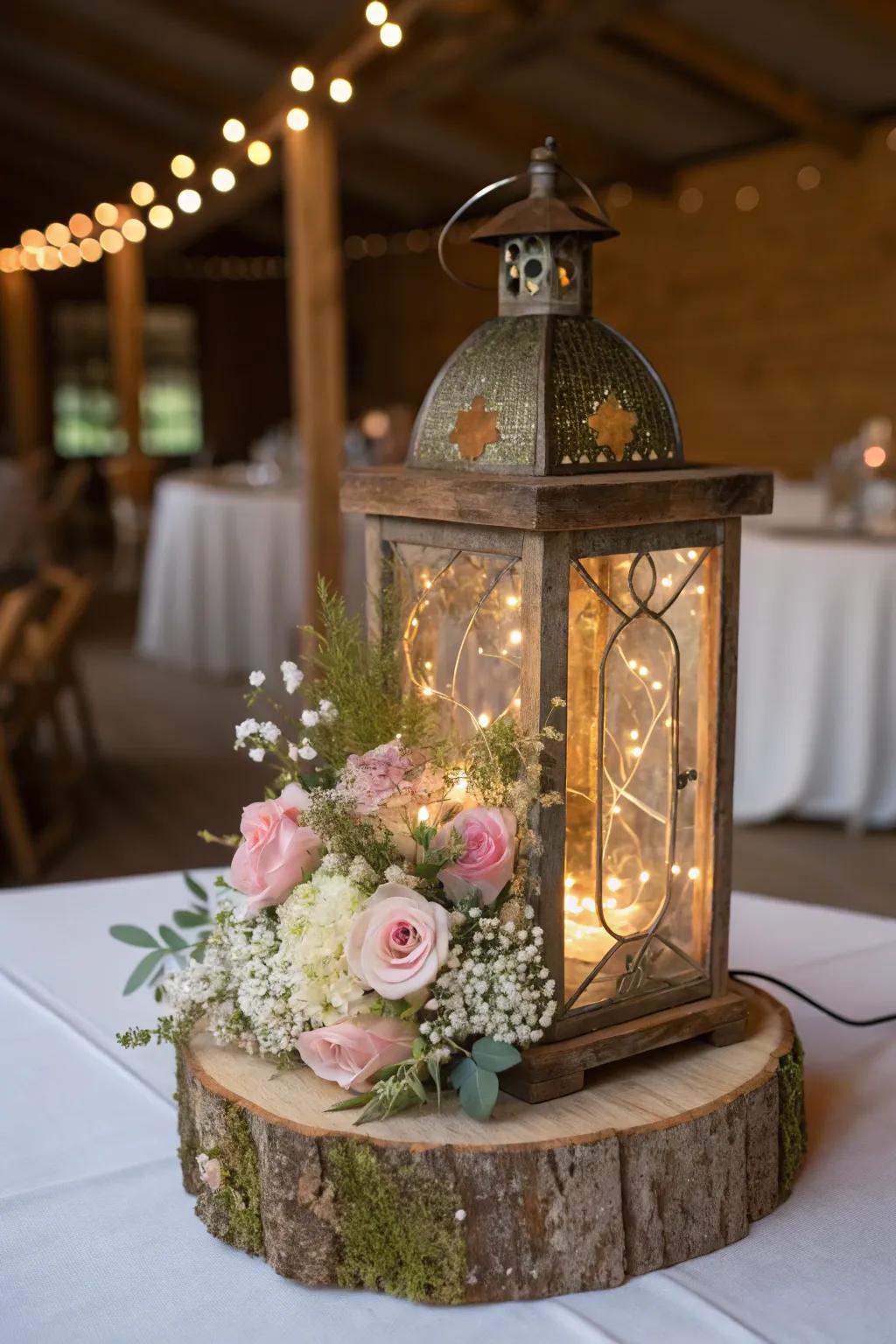 Magical fairy story light centerpiece.