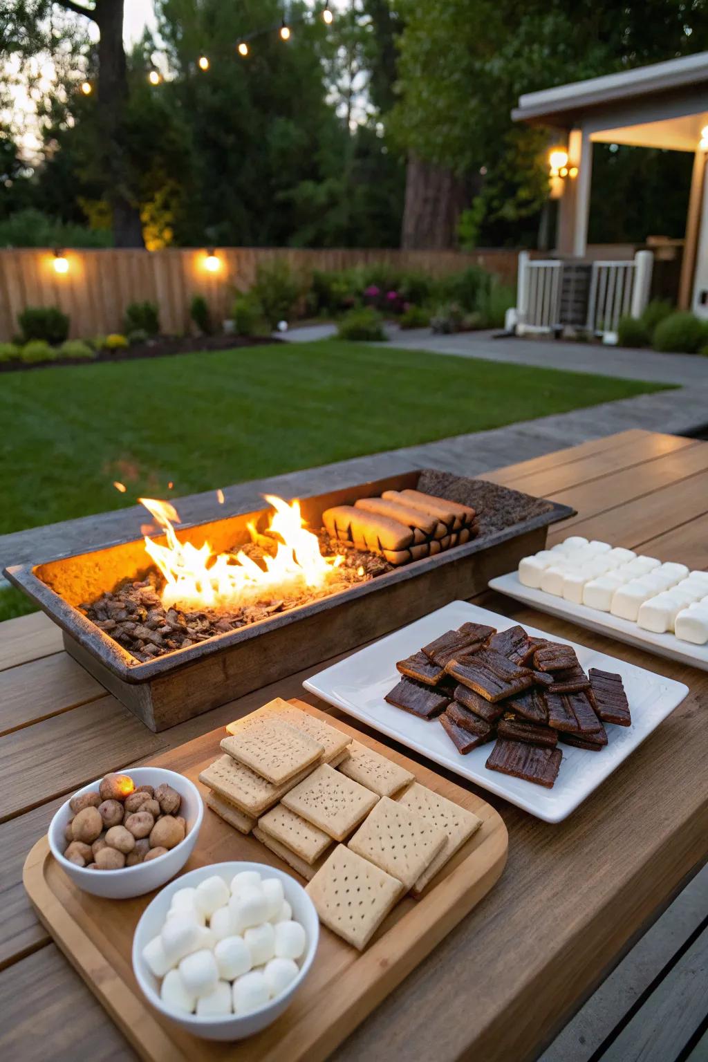 A sweet treat assembly spot carries warmth and memory to the festivity.