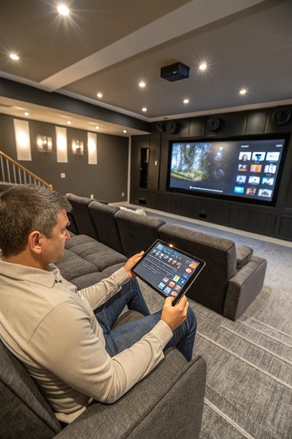 Smart home integration provides for easy and user-friendly management of your home theater.